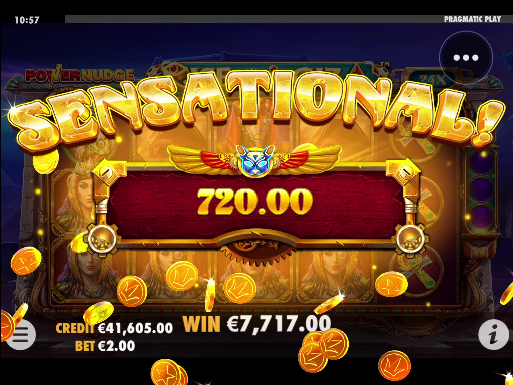 Rise of Giza PowerNudge - Big win 6