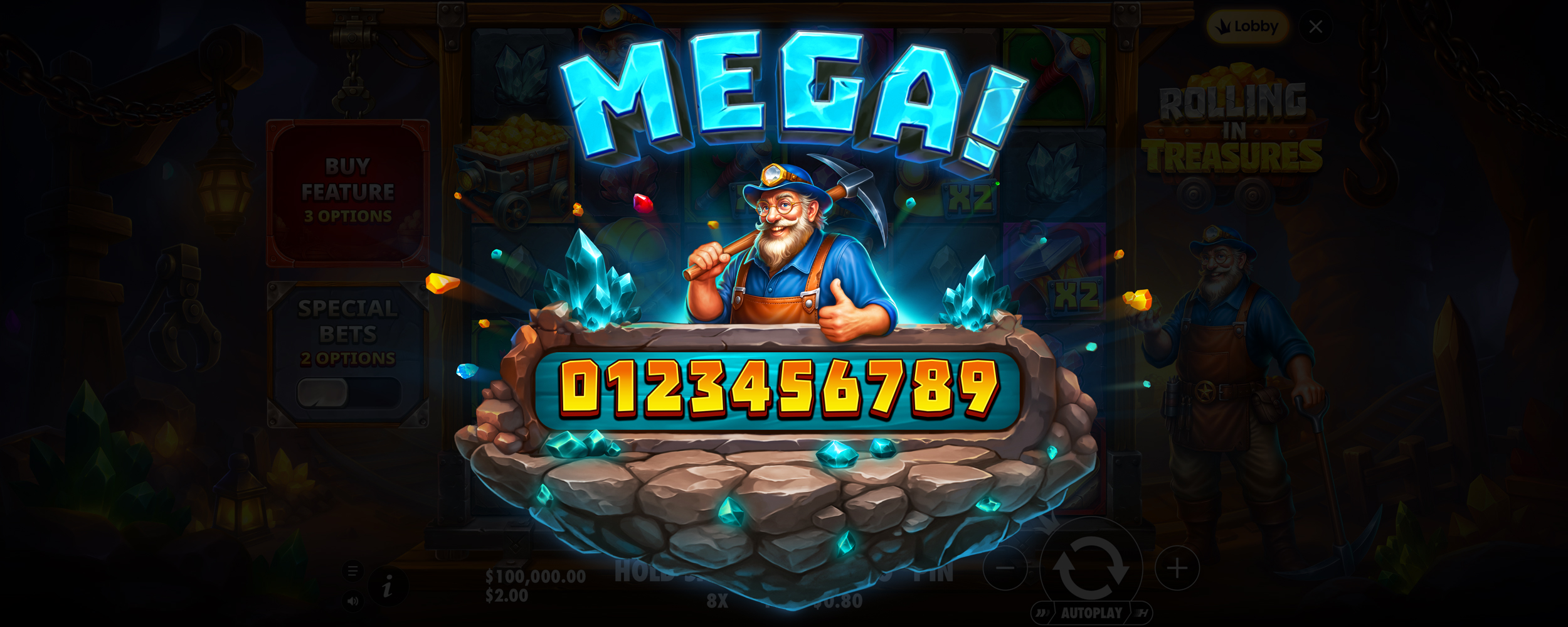 Rolling in Treasures - Big win 2