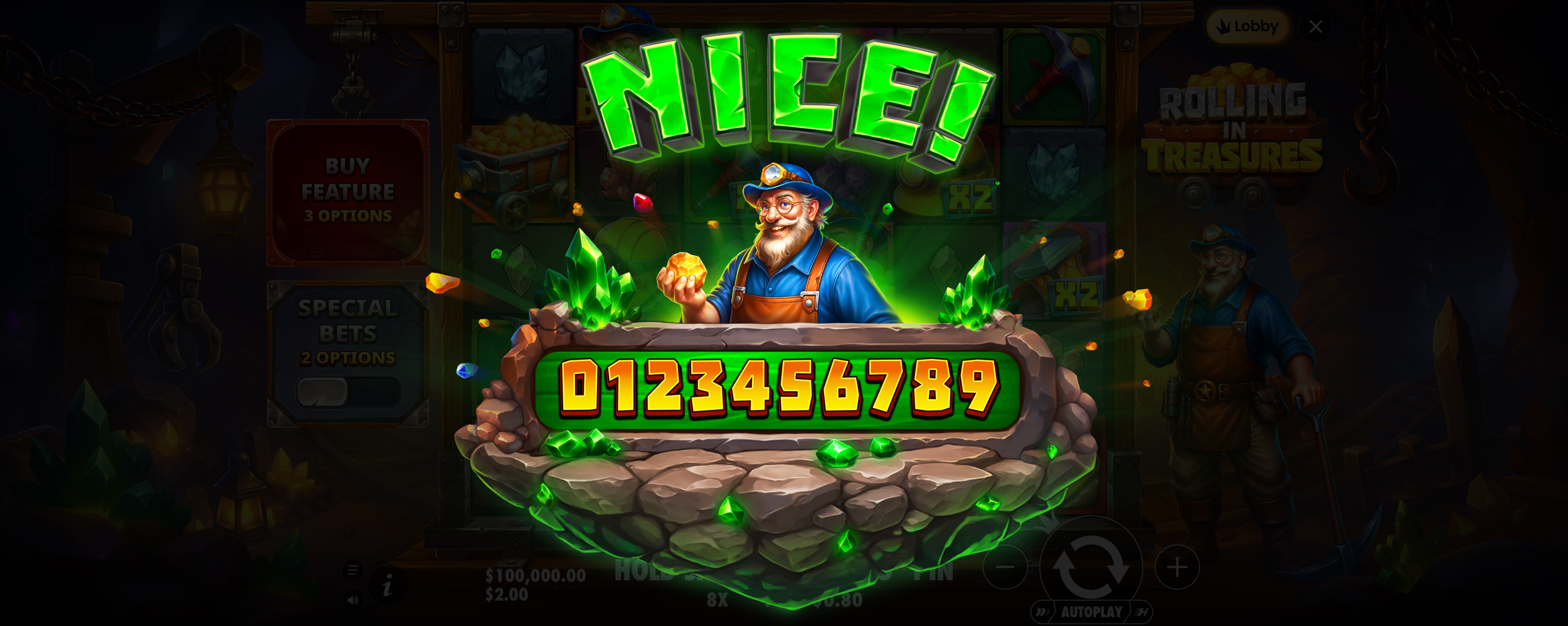 Rolling in Treasures - Big win 3
