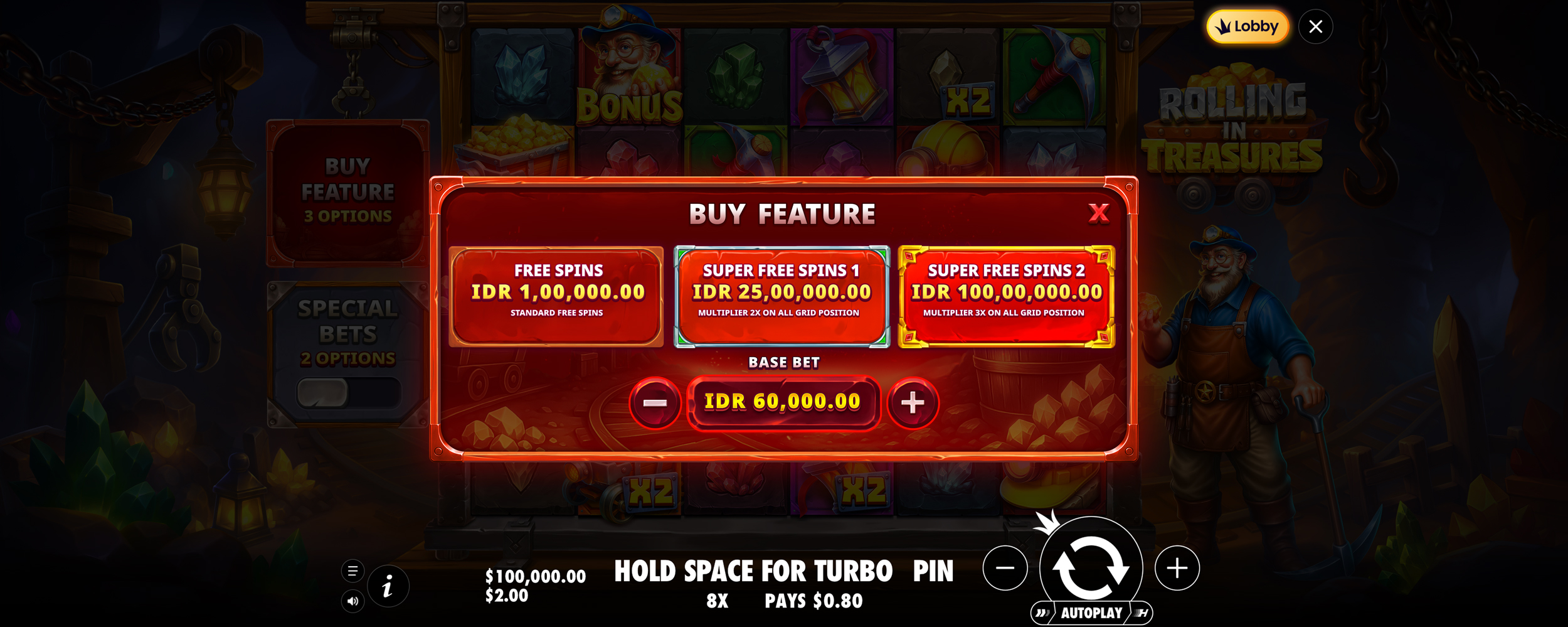 Rolling in Treasures - Buy bonus 2