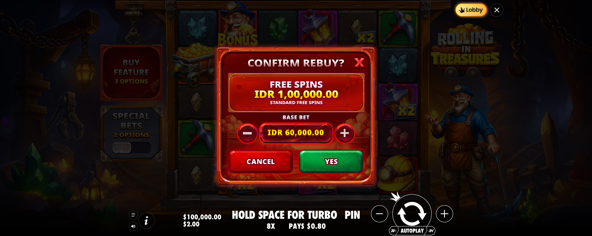 Rolling in Treasures - Buy bonus 6