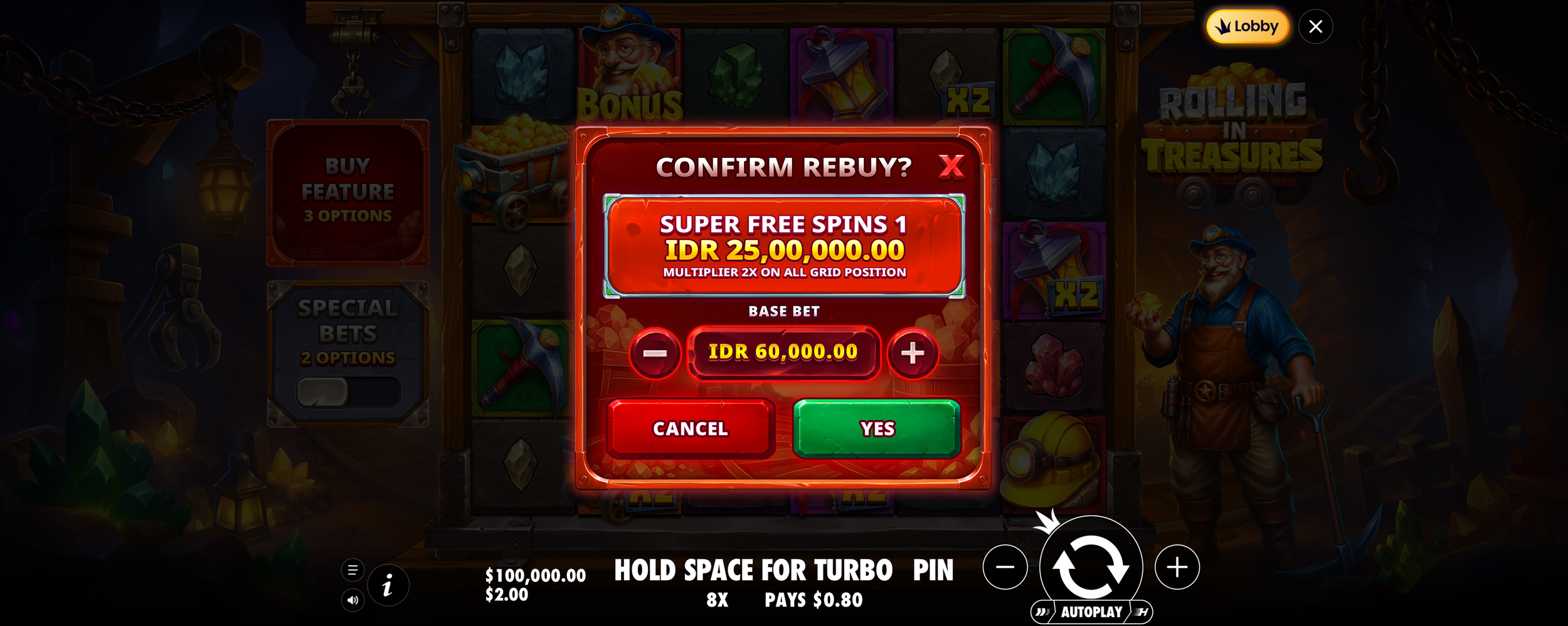 Rolling in Treasures - Buy bonus 7