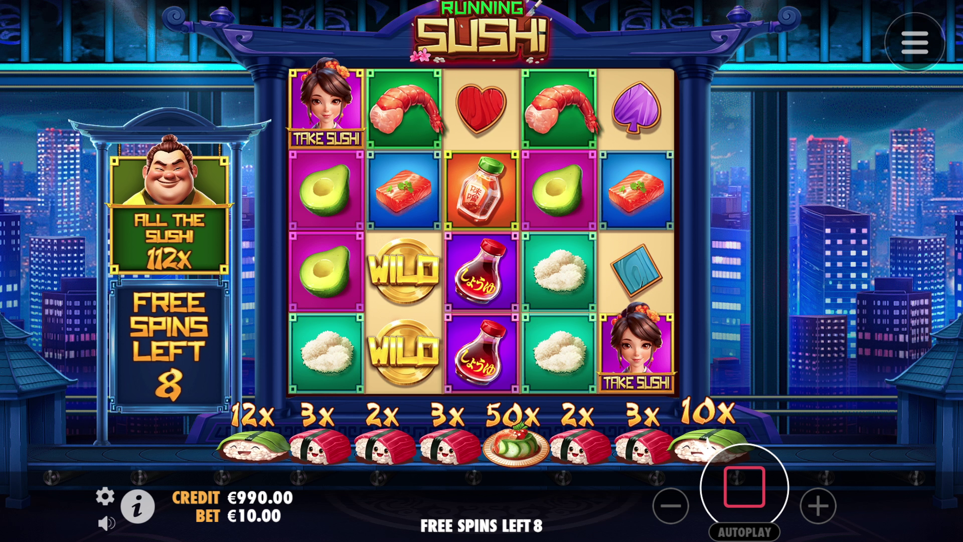 Running Sushi - Free spins 1