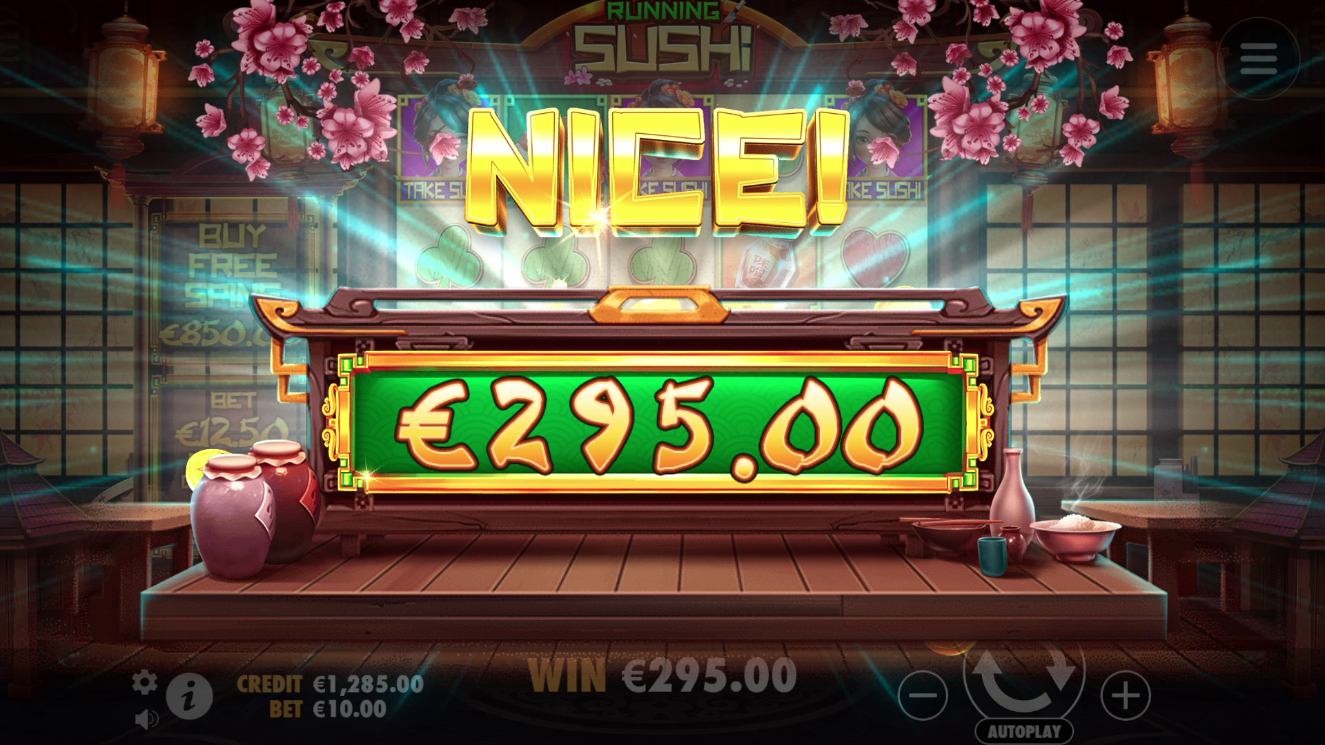 Running Sushi - Big win 3