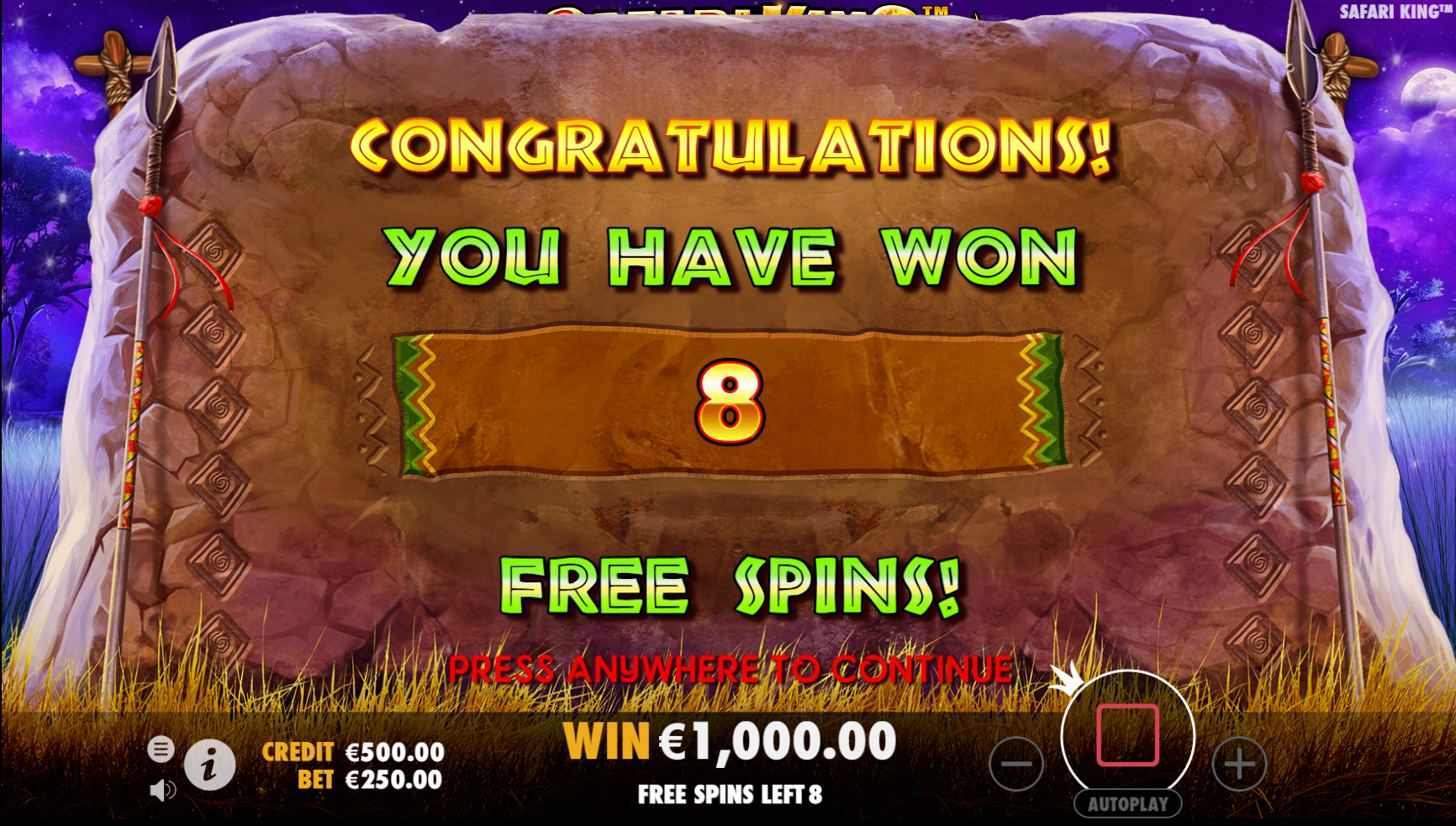 Safari King - Free spins 2