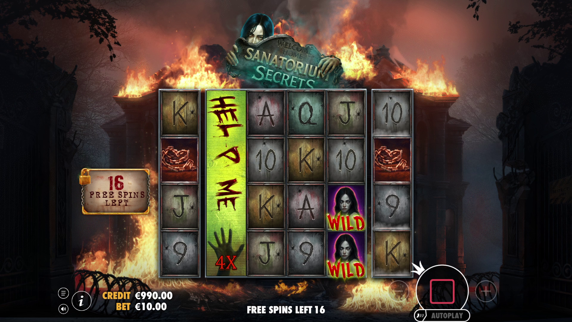 Sanatorium Secrets - Free spins 1