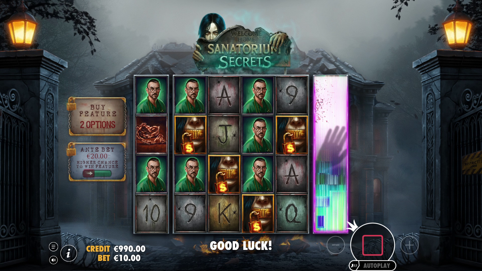 Sanatorium Secrets - Free spins 6