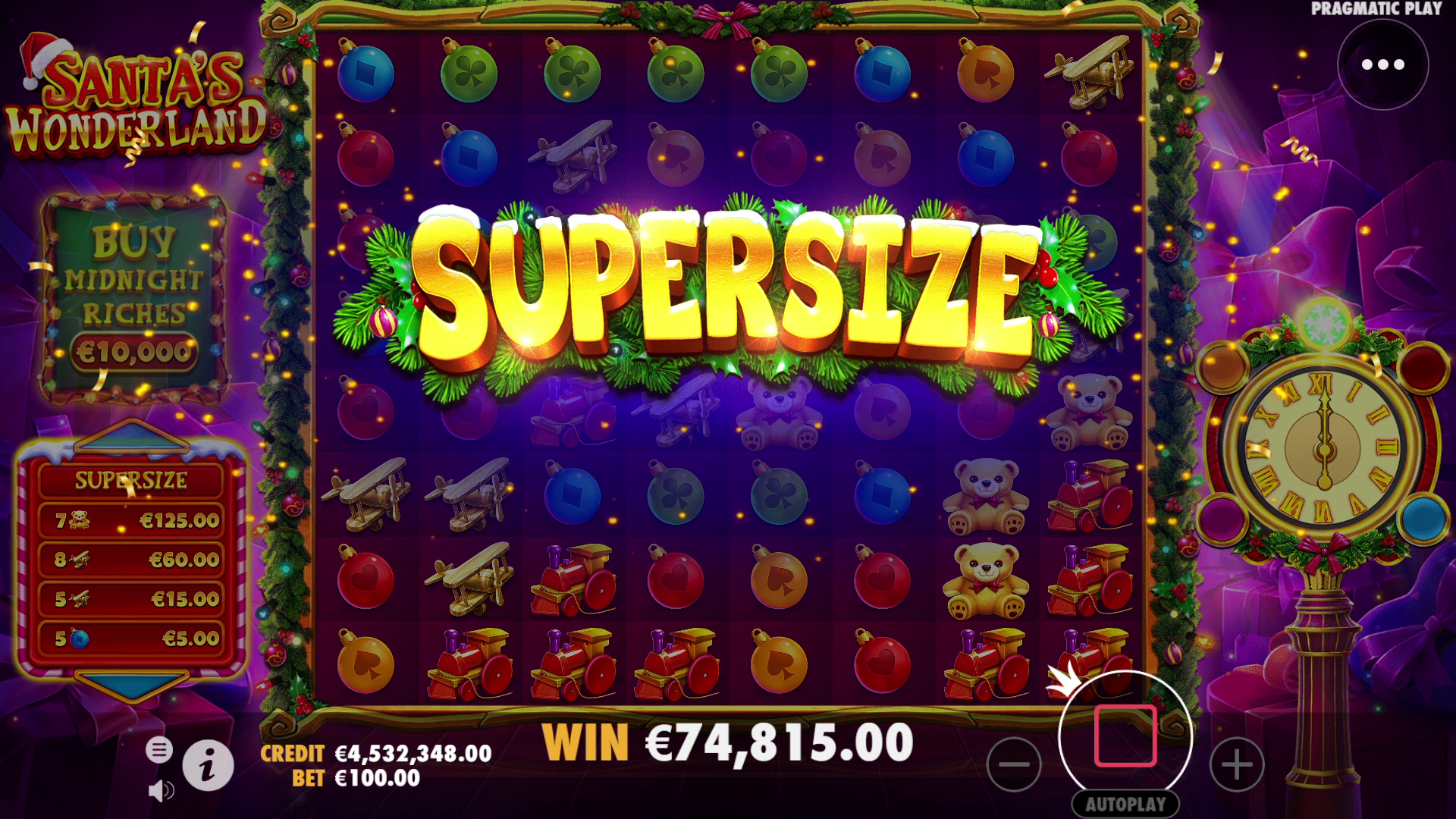 Santa's Wonderland - Big win 3
