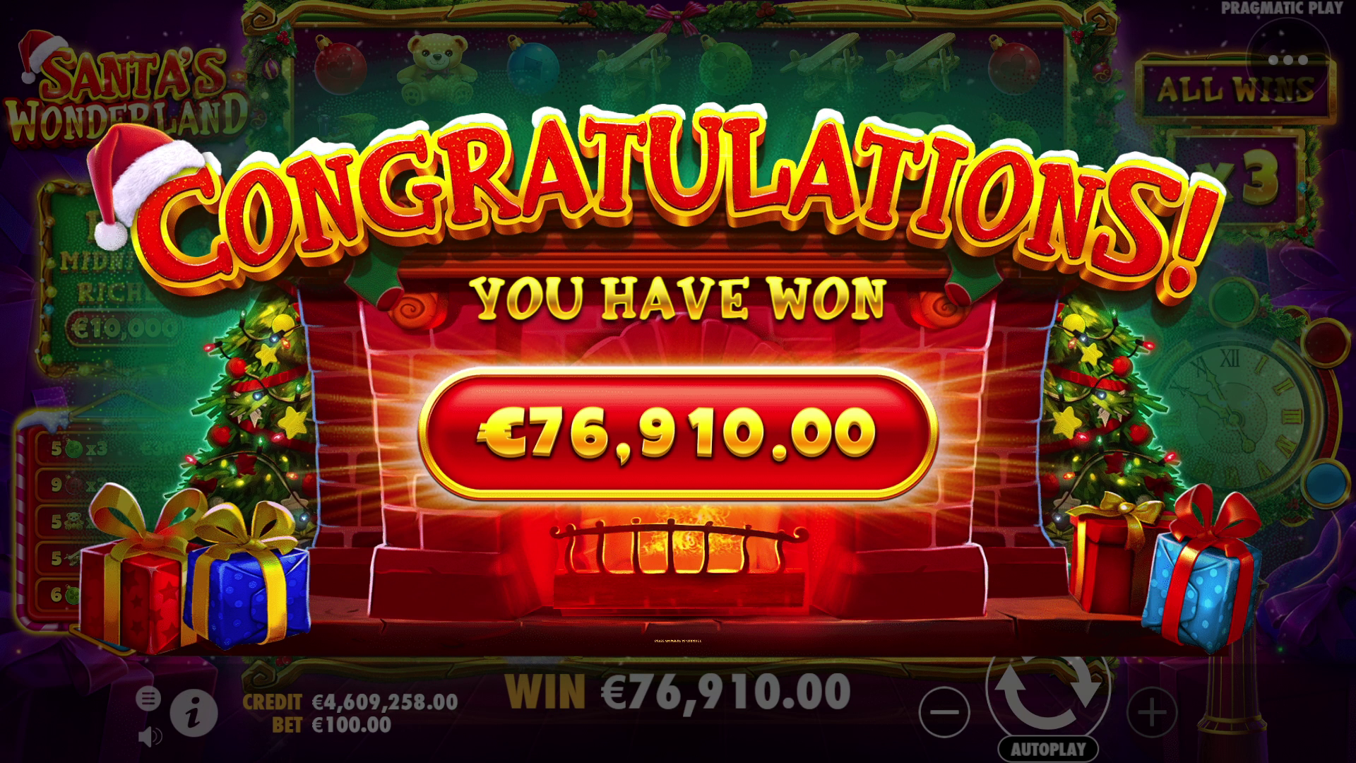 Santa's Wonderland - Big win 4
