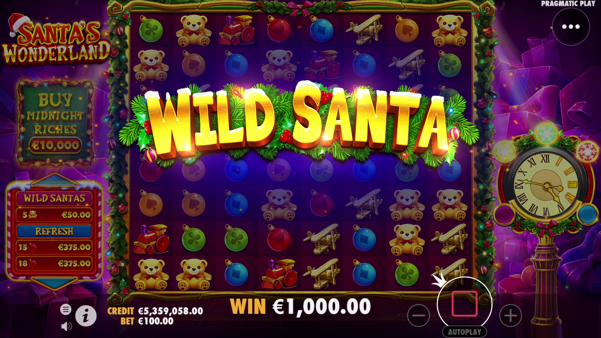 Santa's Wonderland - Big win 6
