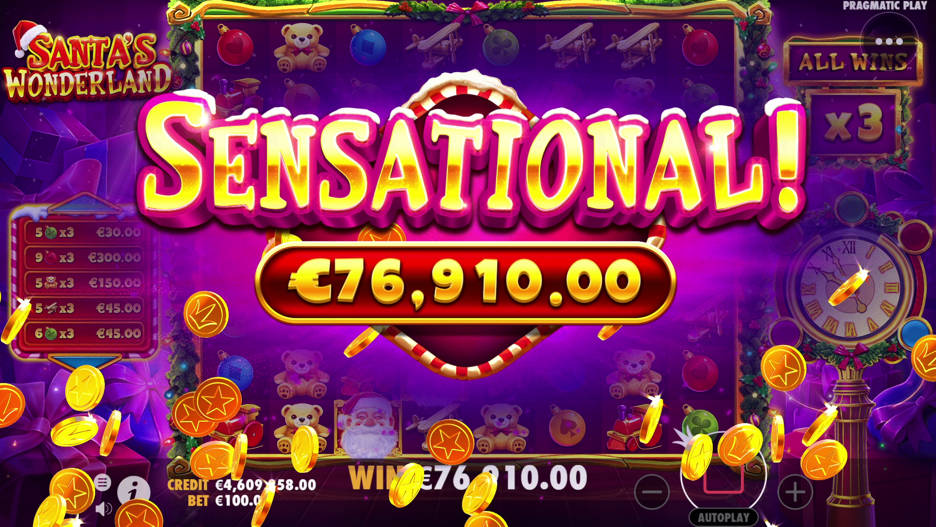 Santa's Wonderland - Big win 7