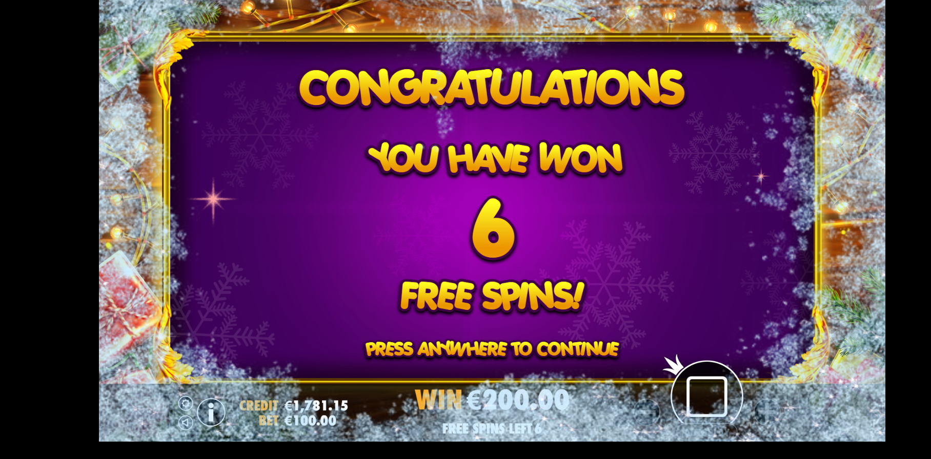 Santa - Free spins 3