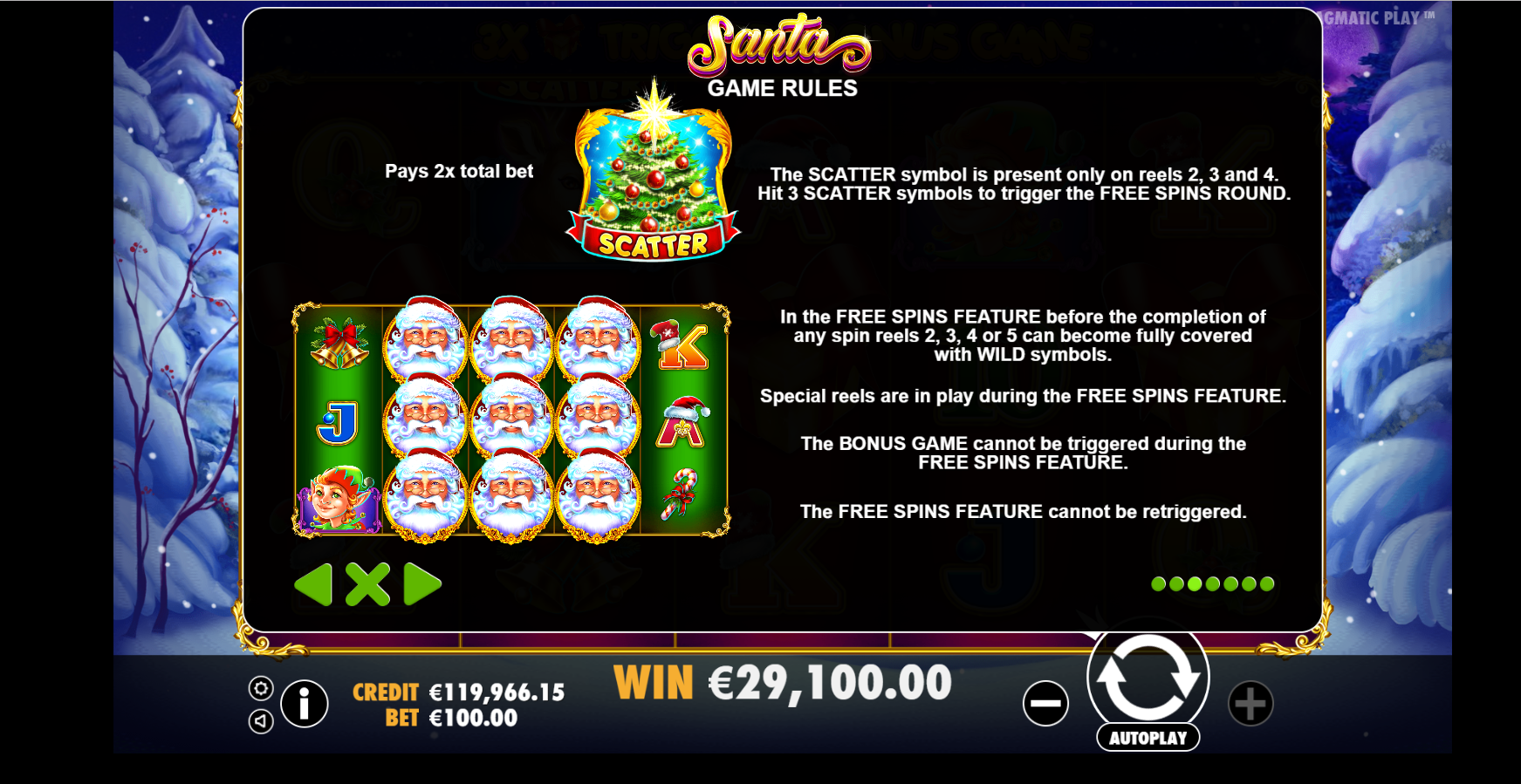 Santa - Game rules 1