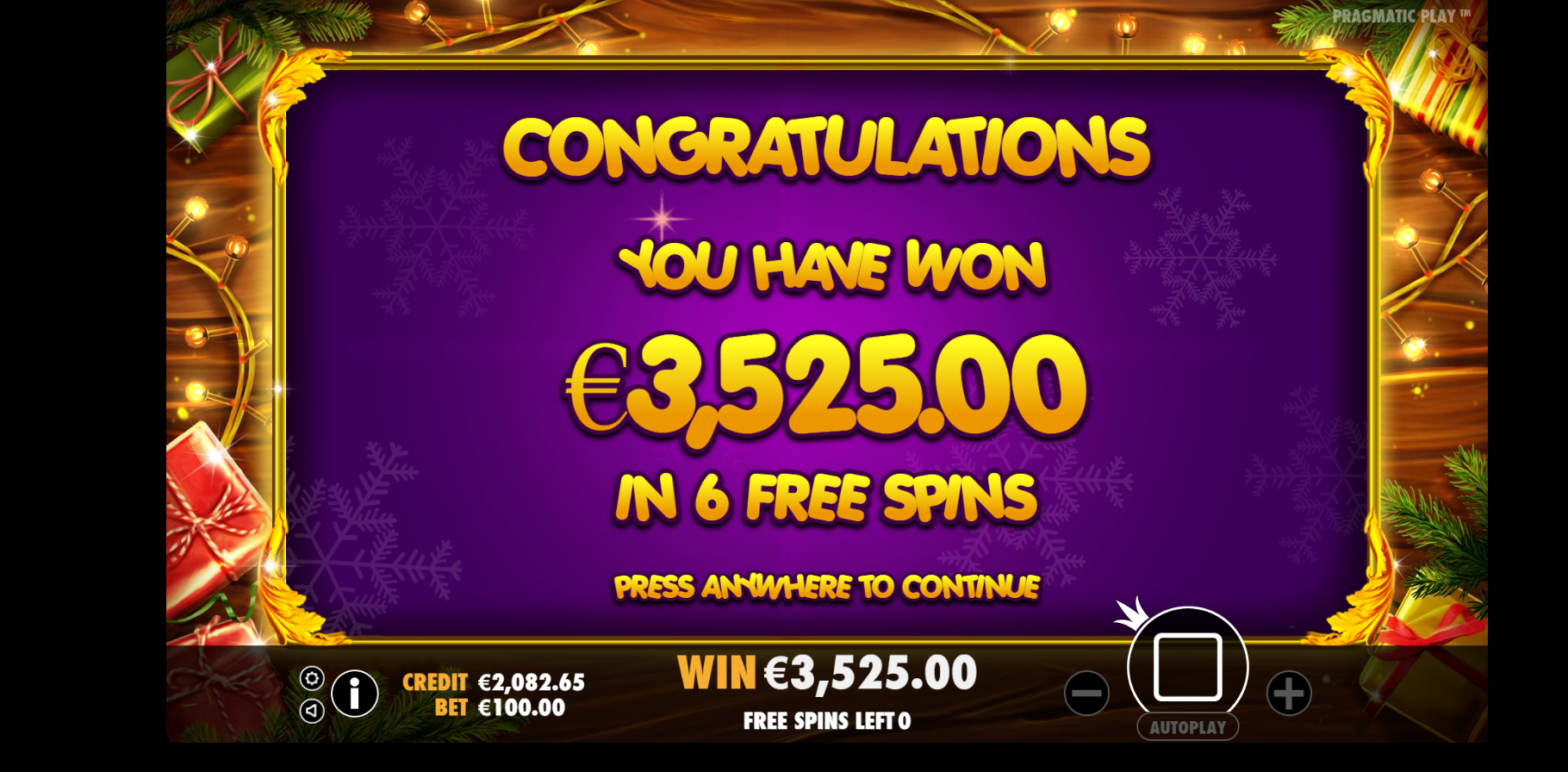Santa - Free spins 5