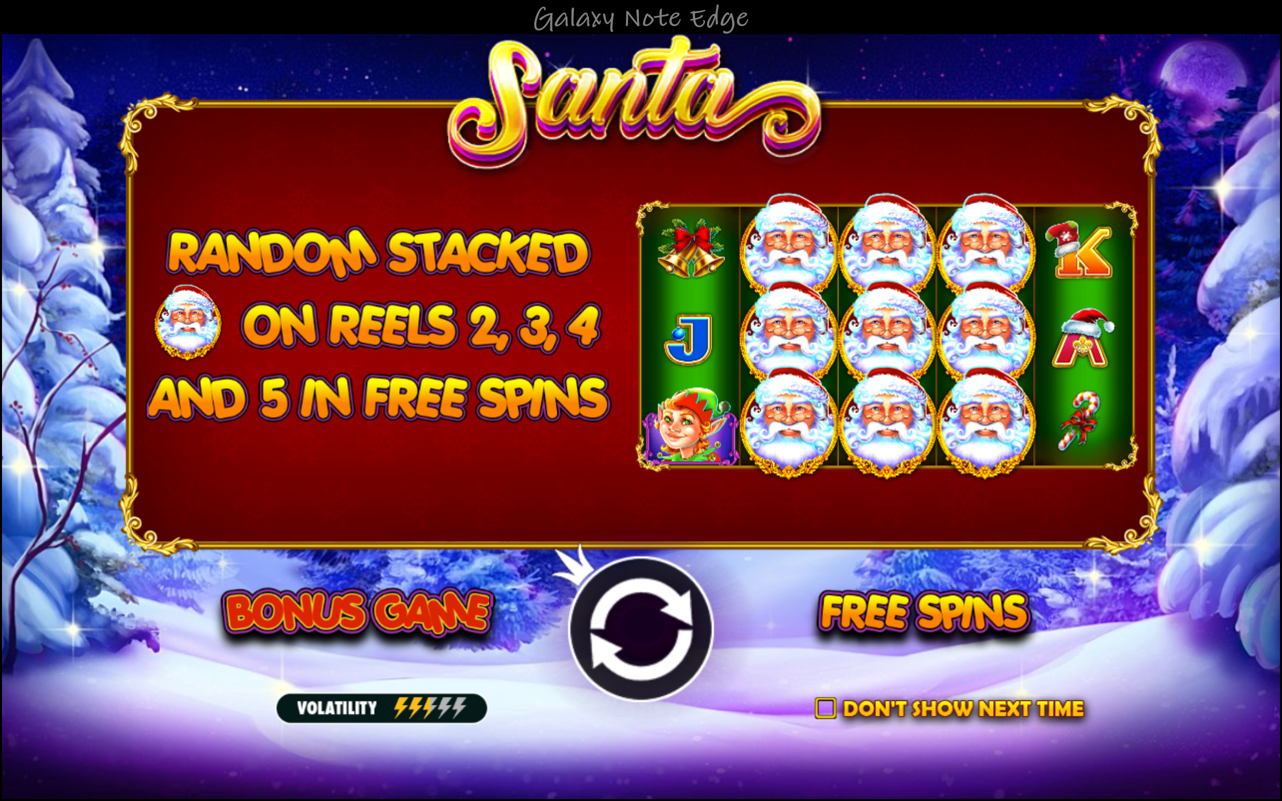 Santa - Free spins 6