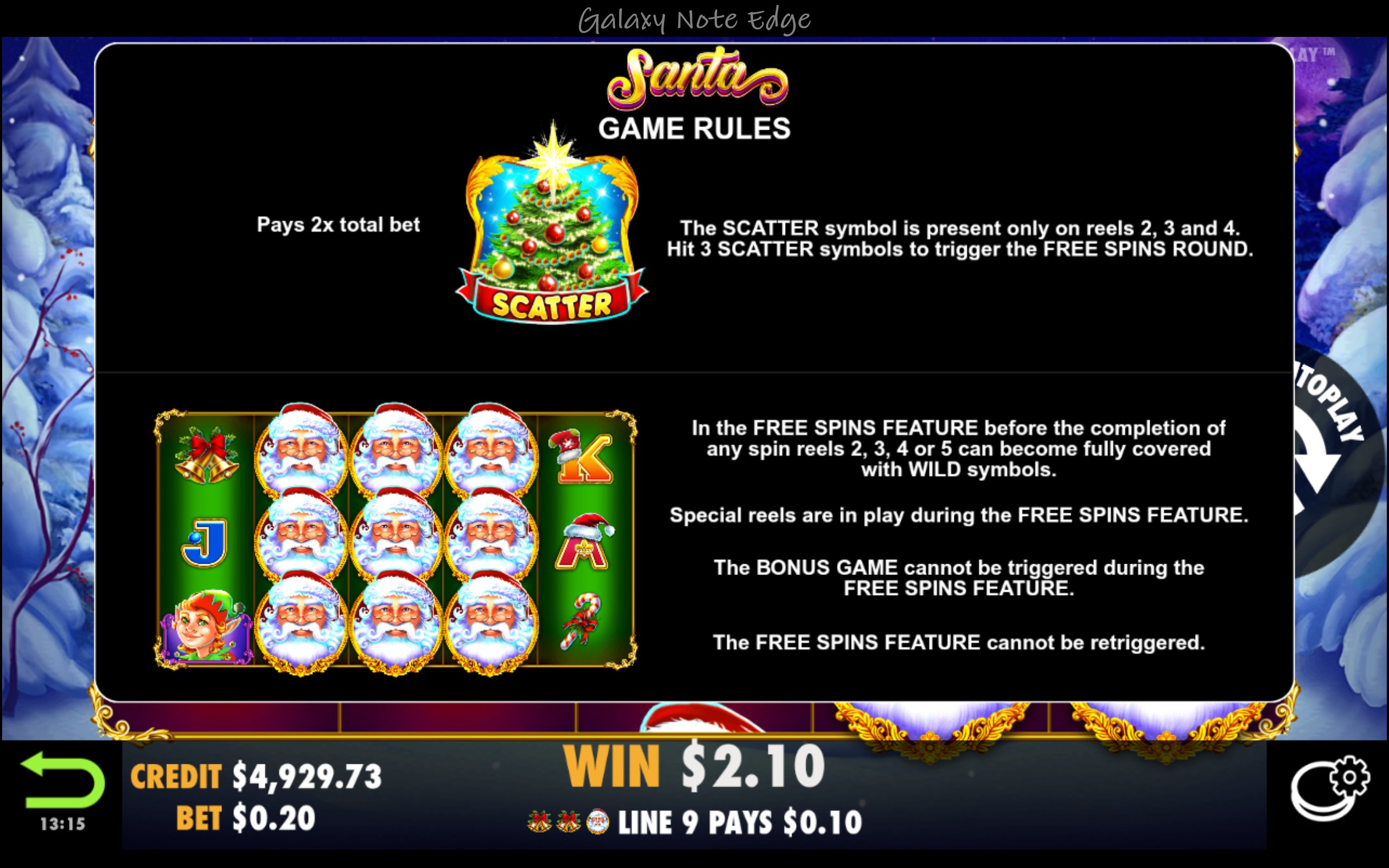 Santa - Game rules 5