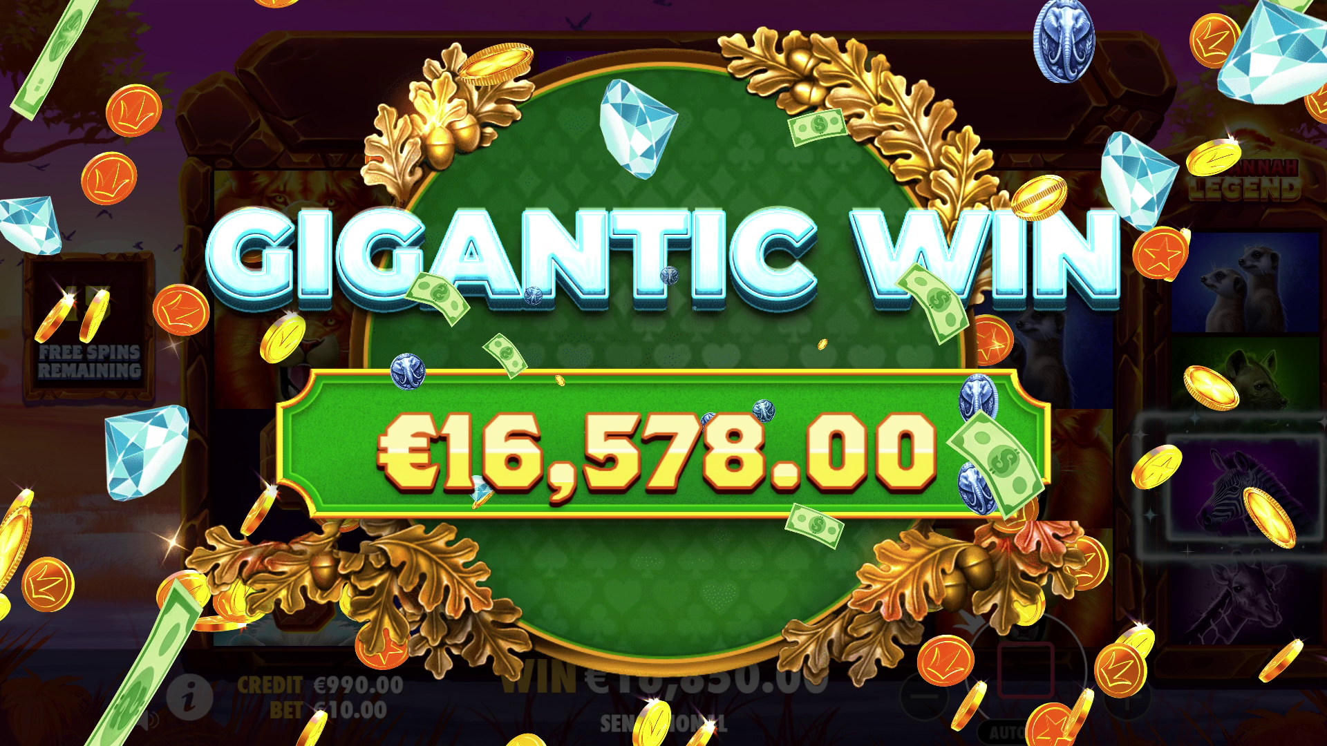 Savannah Legend - Big win 2