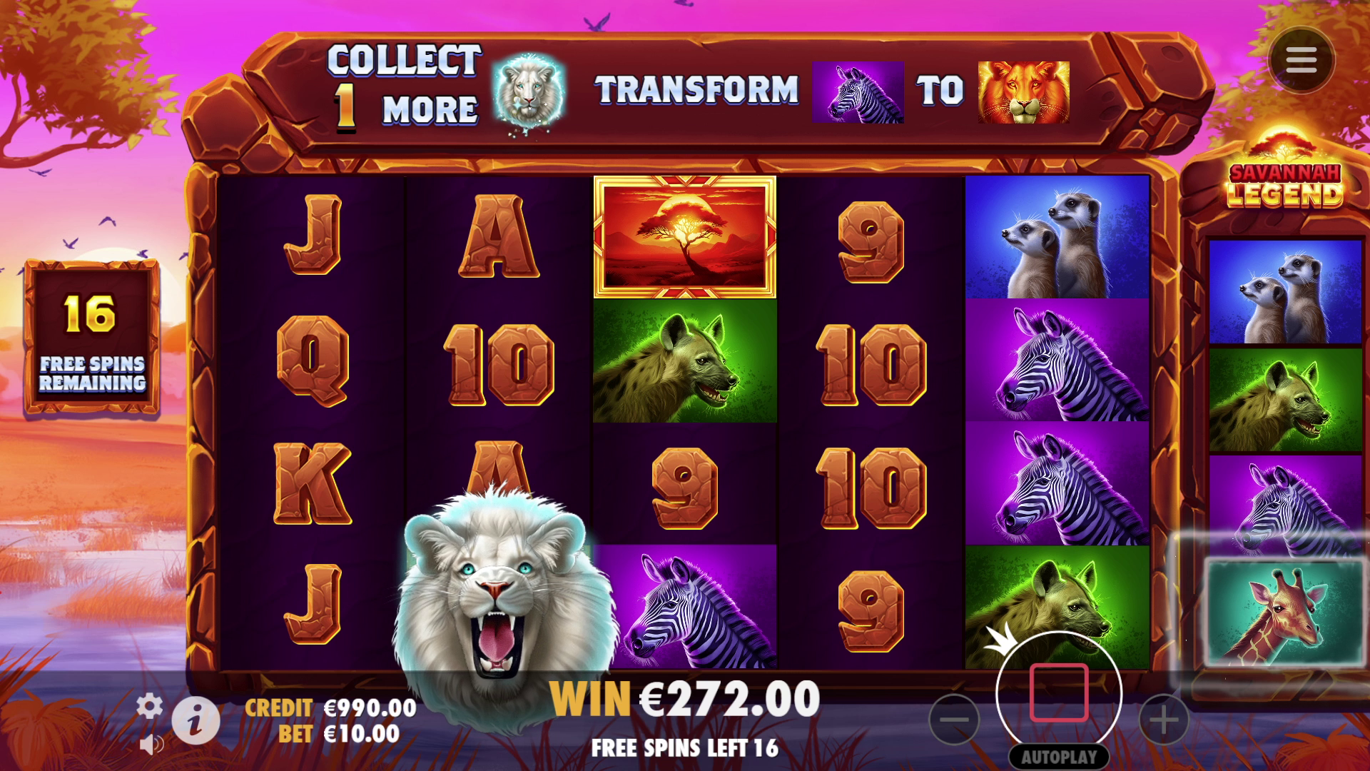 Savannah Legend - Free spins 3