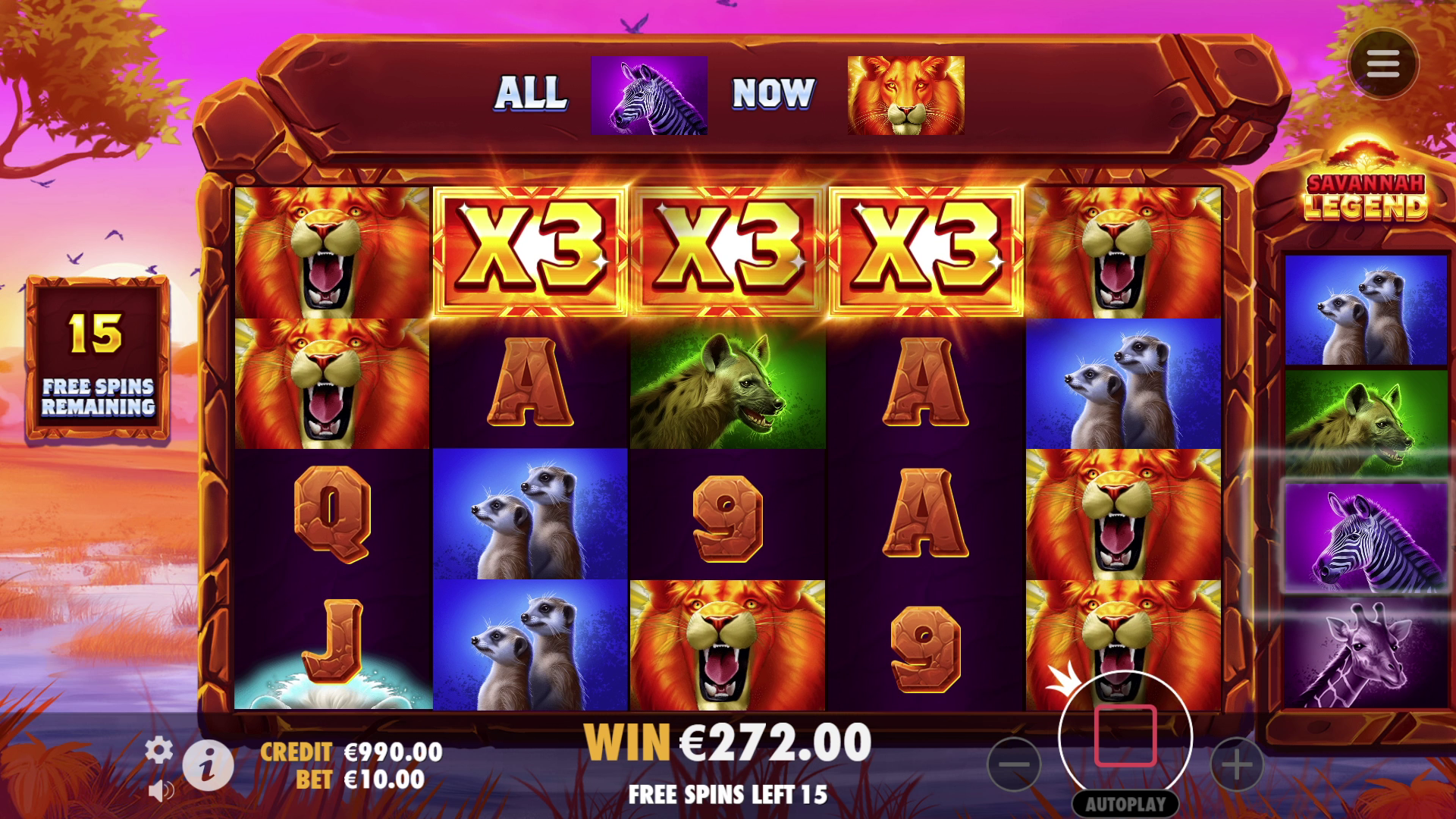 Savannah Legend - Free spins 4