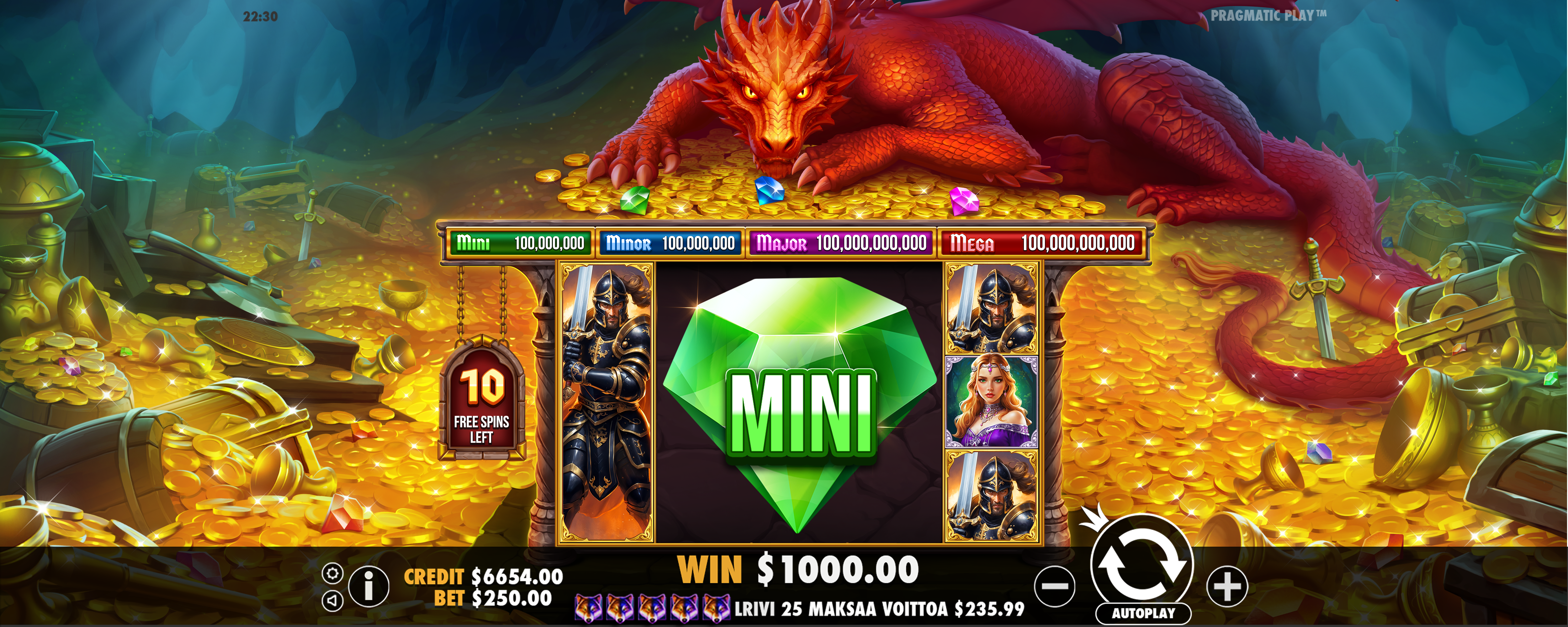 Sleeping Dragon - Free spins 2