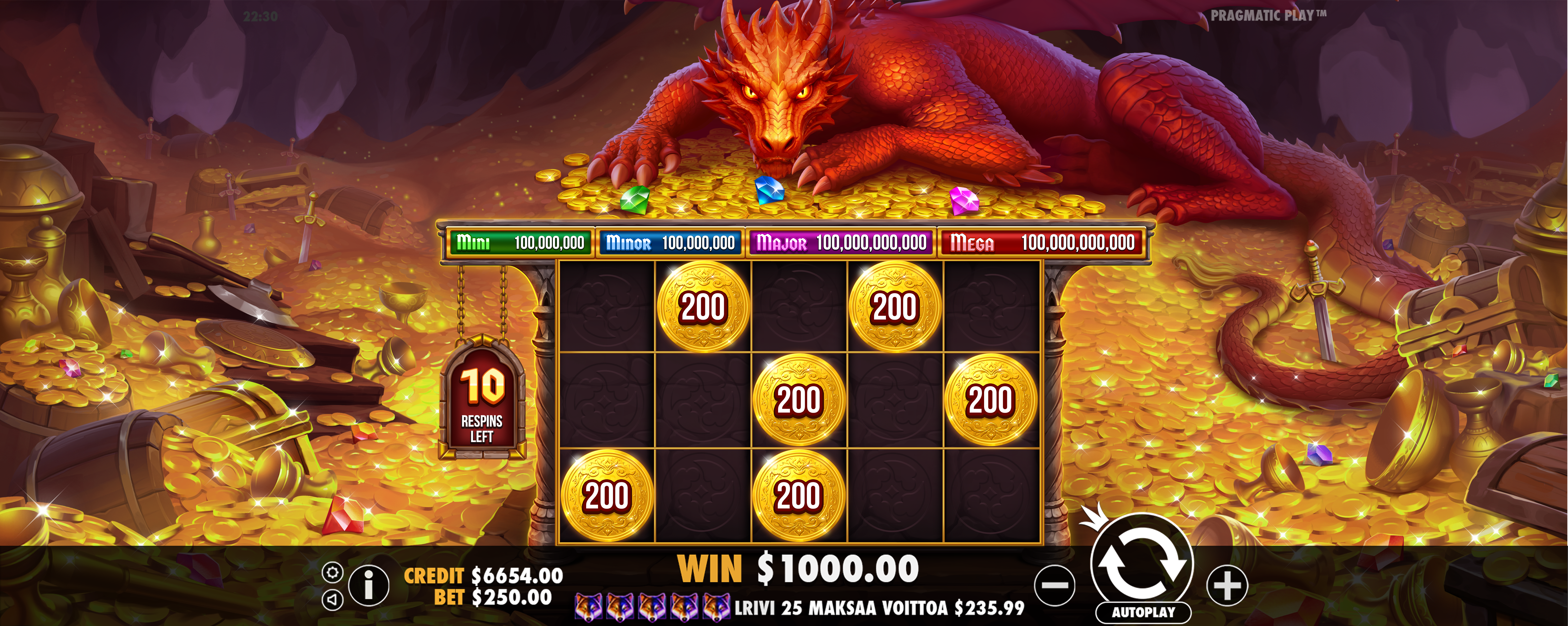 Sleeping Dragon - Big win 4