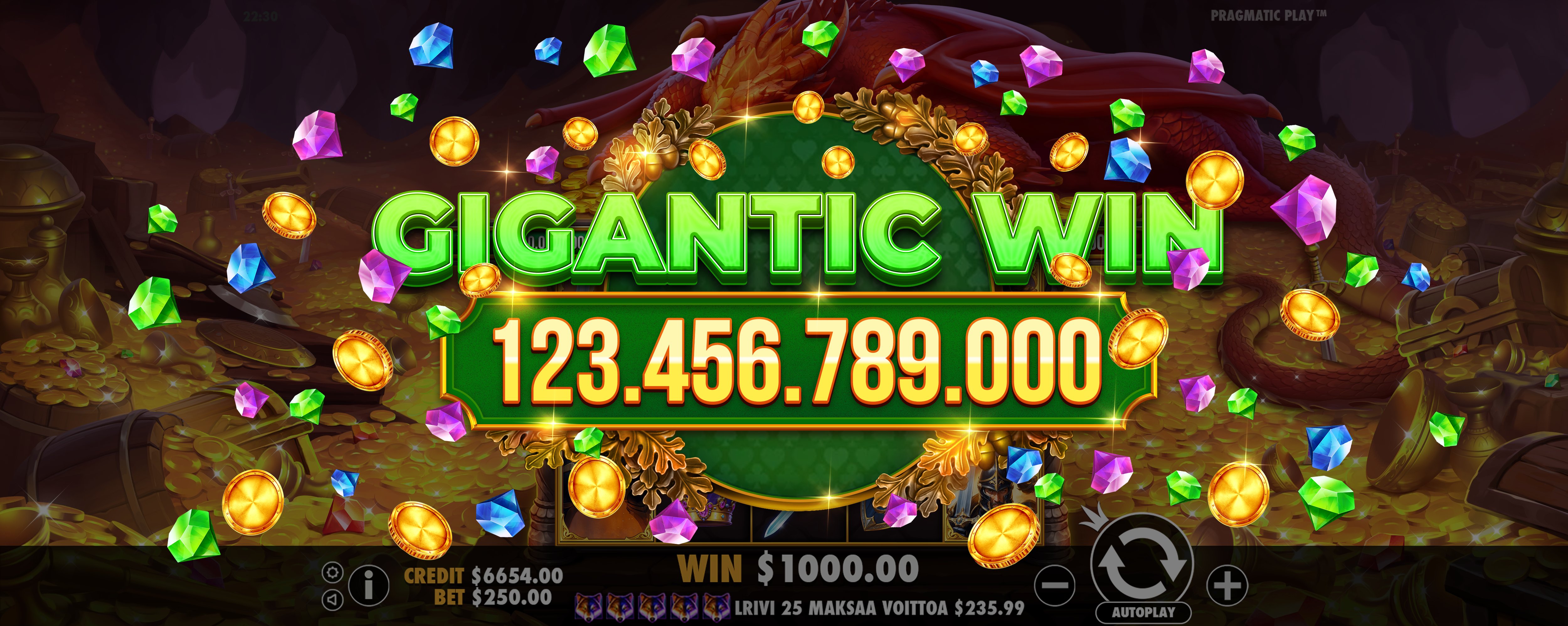 Sleeping Dragon - Big win 6
