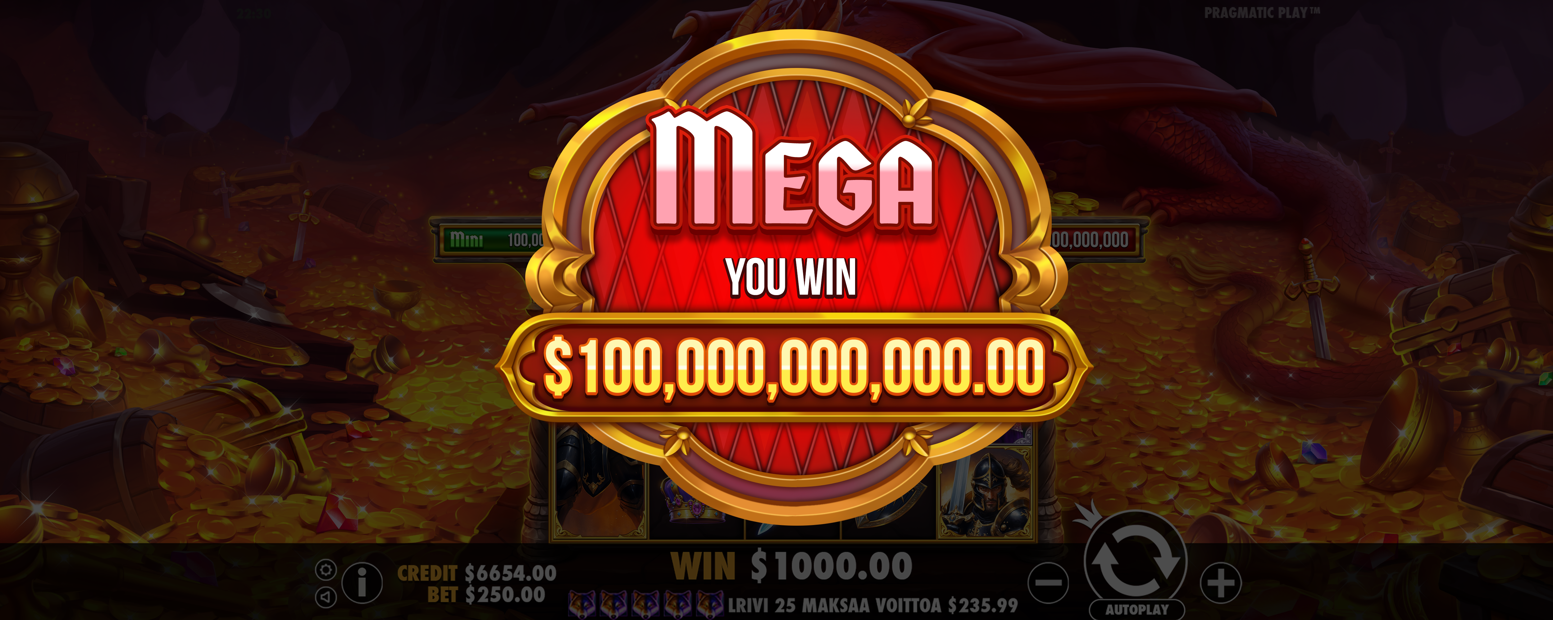 Sleeping Dragon - Big win 9