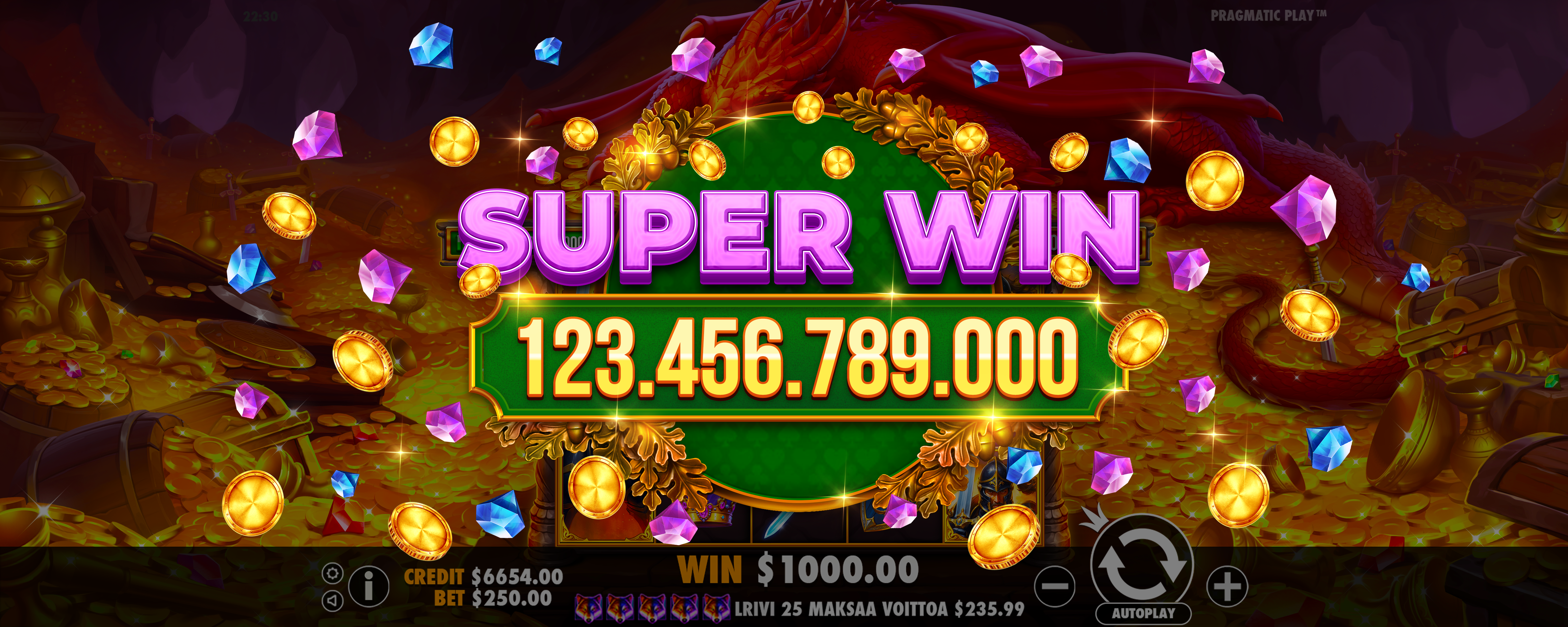 Sleeping Dragon - Big win 15