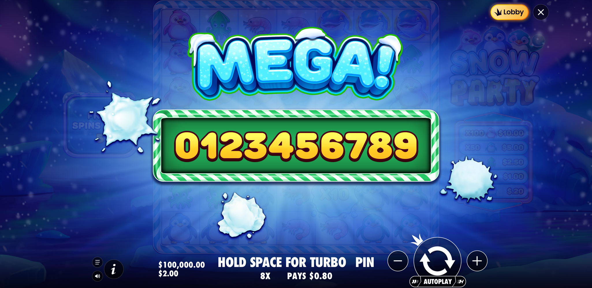 Snow Party - Big win 3