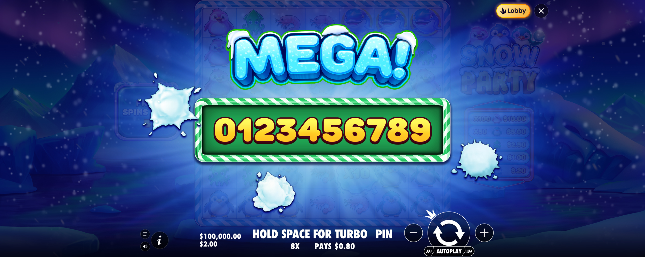 Snow Party - Big win 4