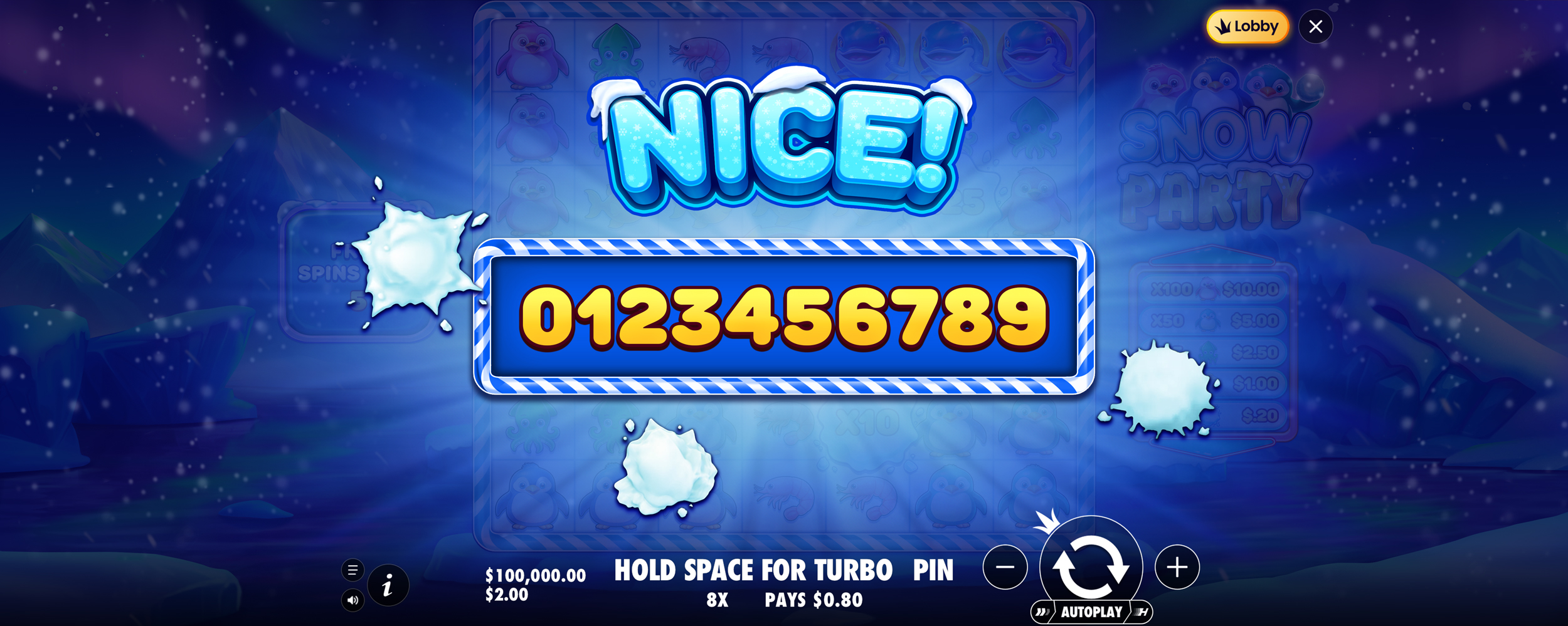 Snow Party - Big win 6