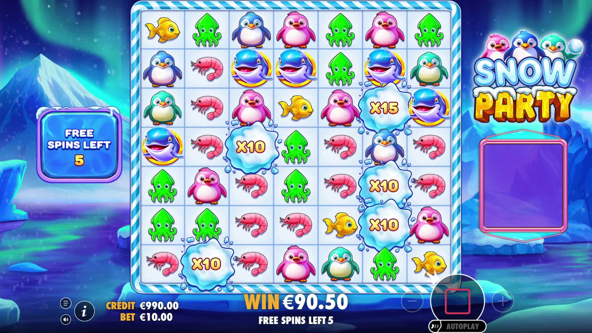 Snow Party - Free spins 5
