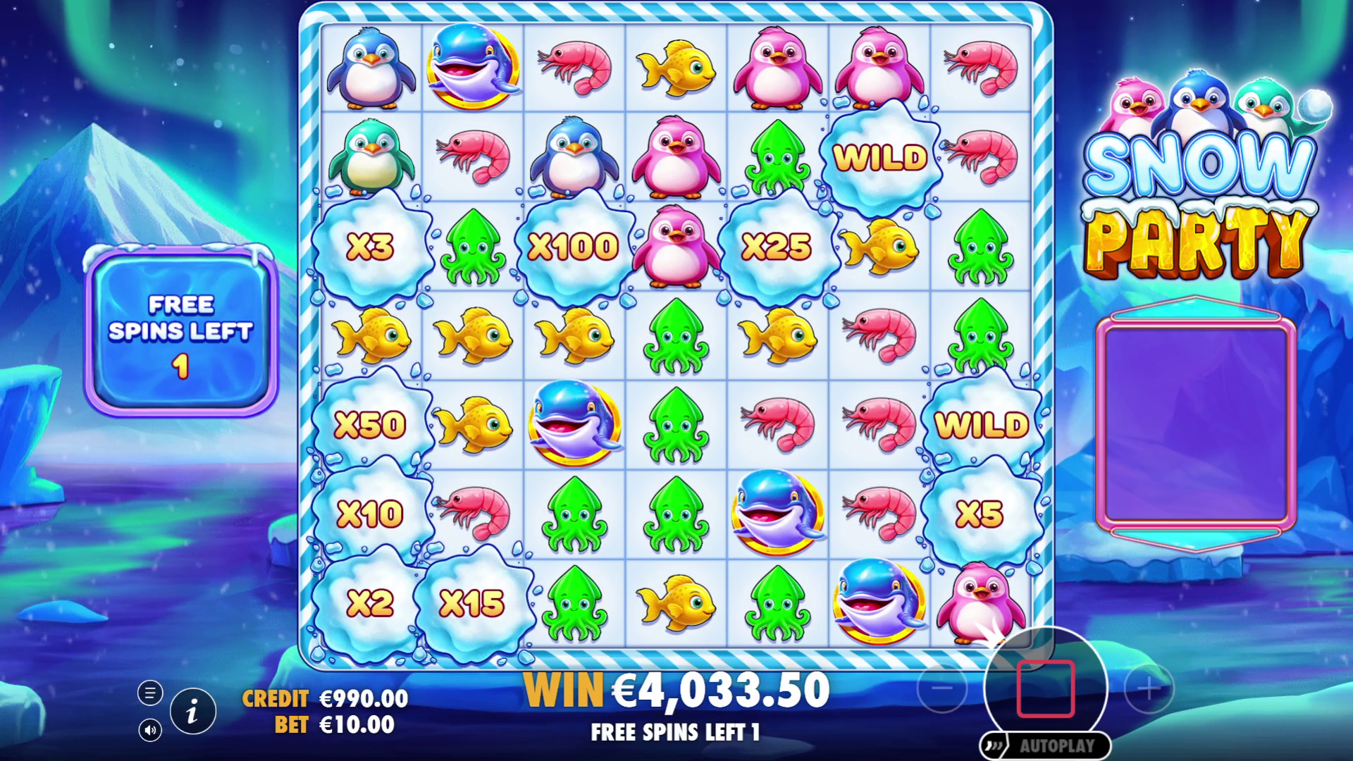 Snow Party - Free spins 6