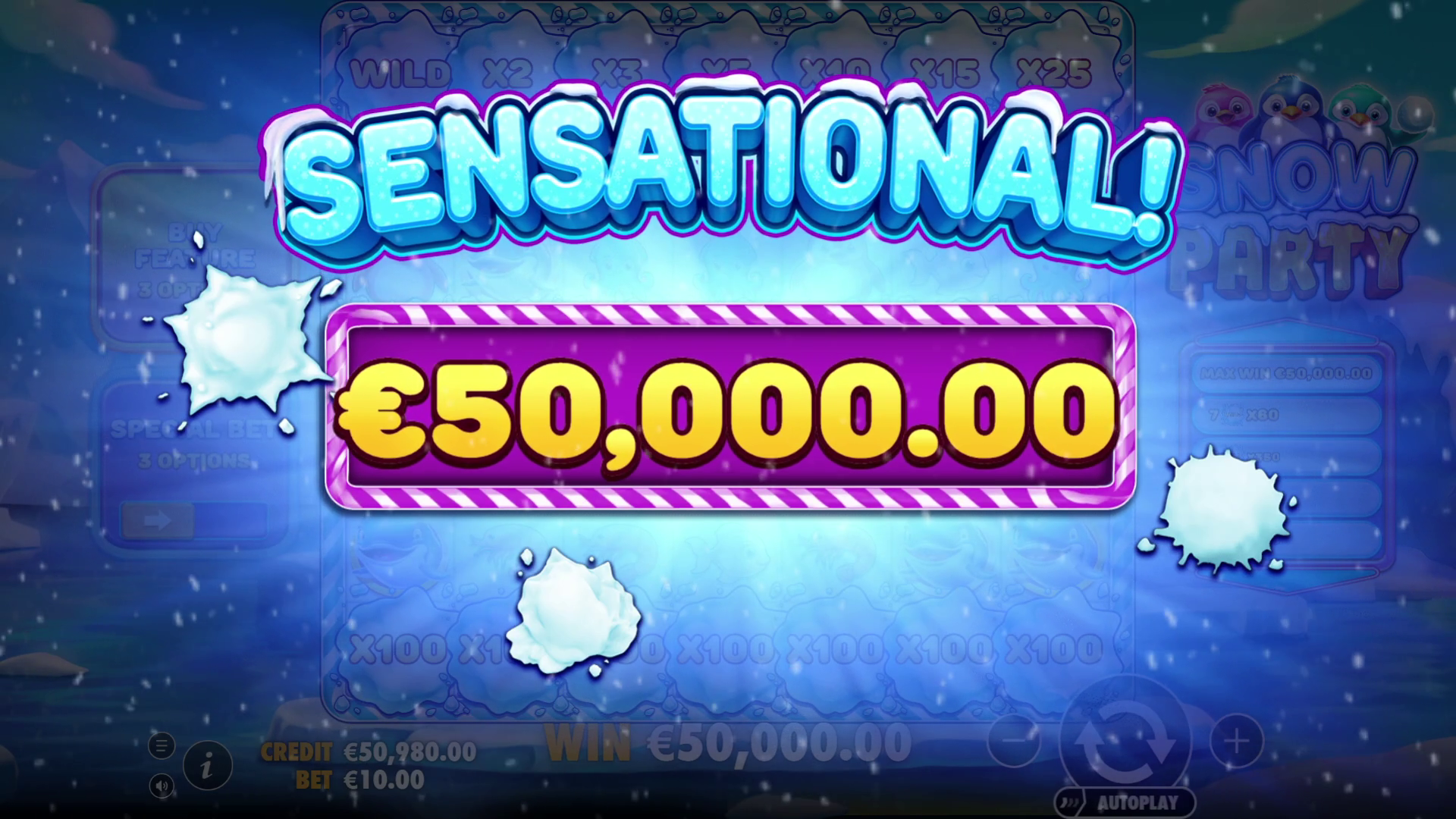 Snow Party - Big win 11