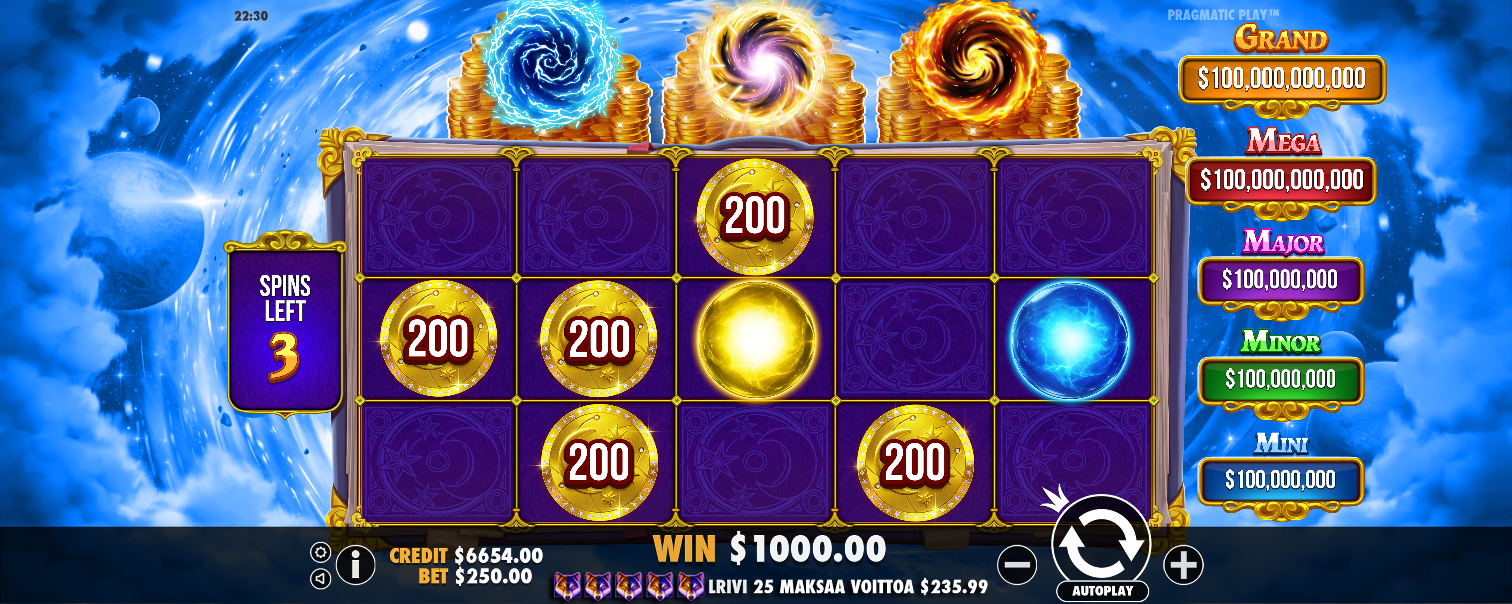 Spellmaster - Free spins