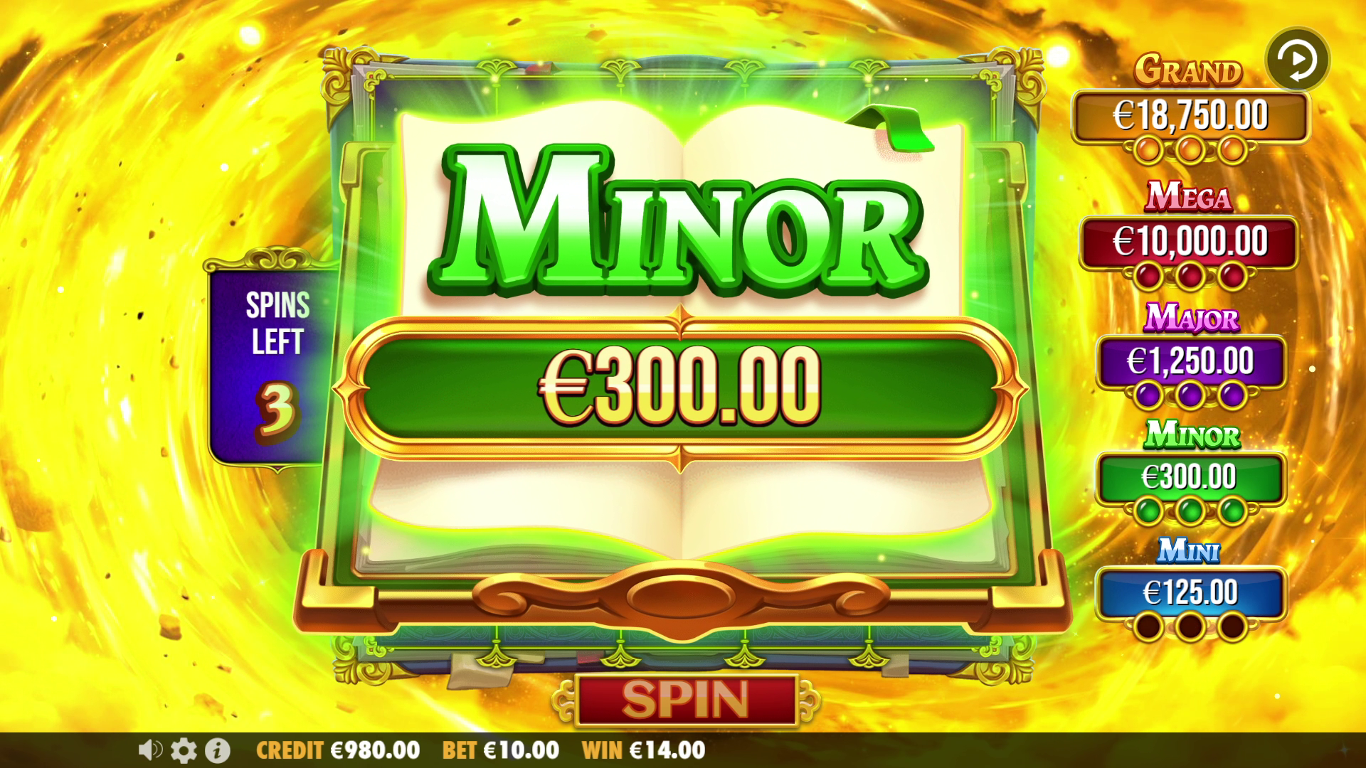Spellmaster - Big win 10