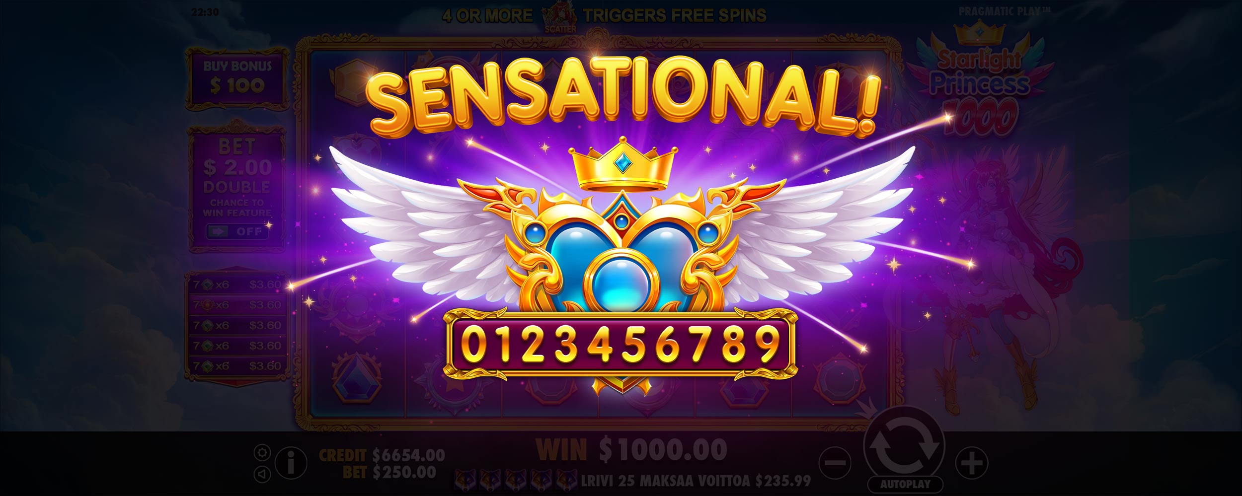 Starlight Princess 1000 - Big win 5