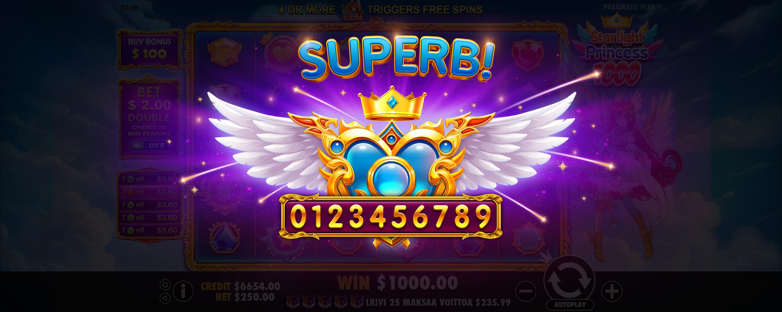Starlight Princess 1000 - Big win 7