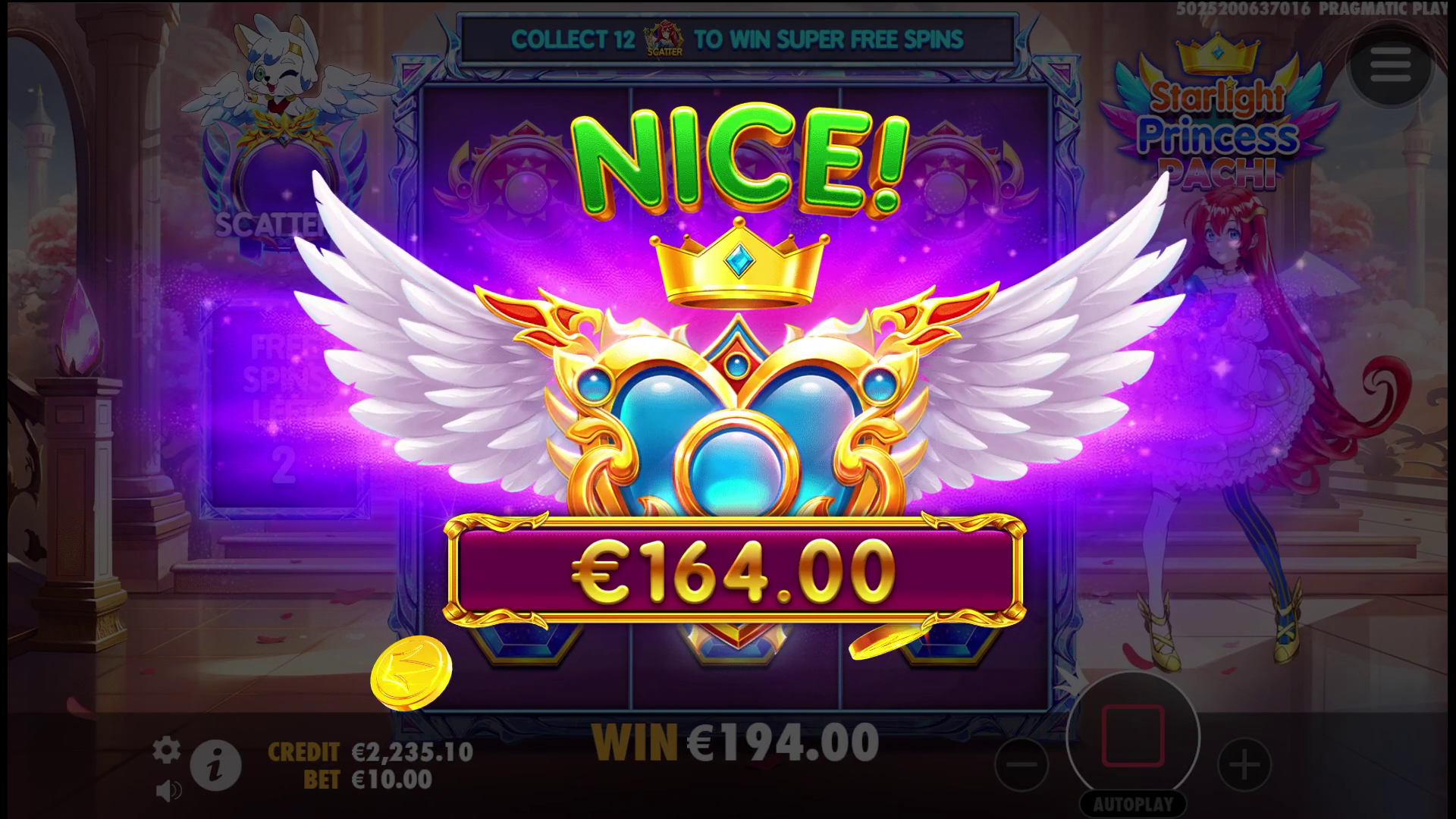 Starlight Princess Pachi - Big win 1