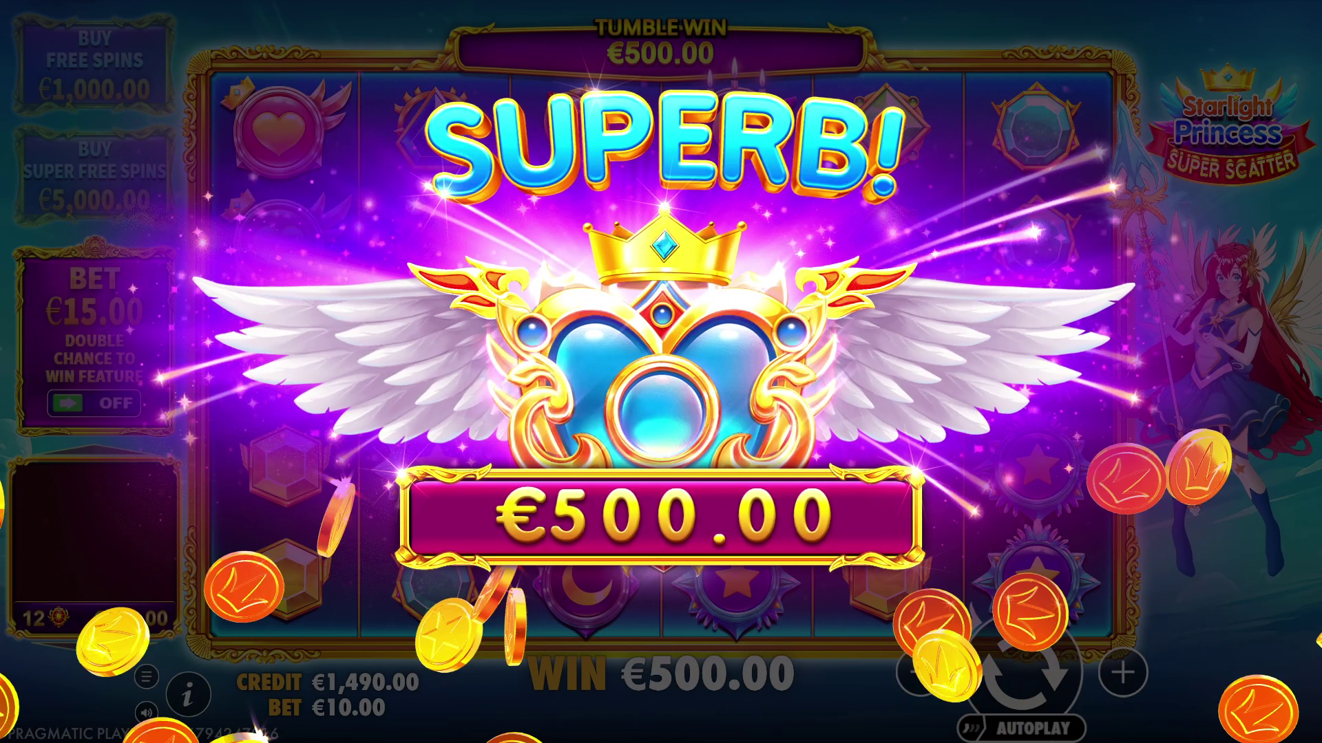 Starlight Princess Super Scatter - Big win 13