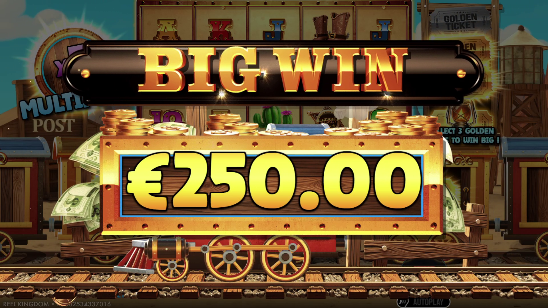 Steamin' Reels - Big win 1