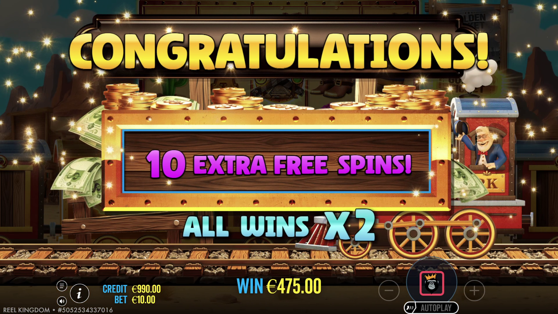 Steamin' Reels - Free spins 2