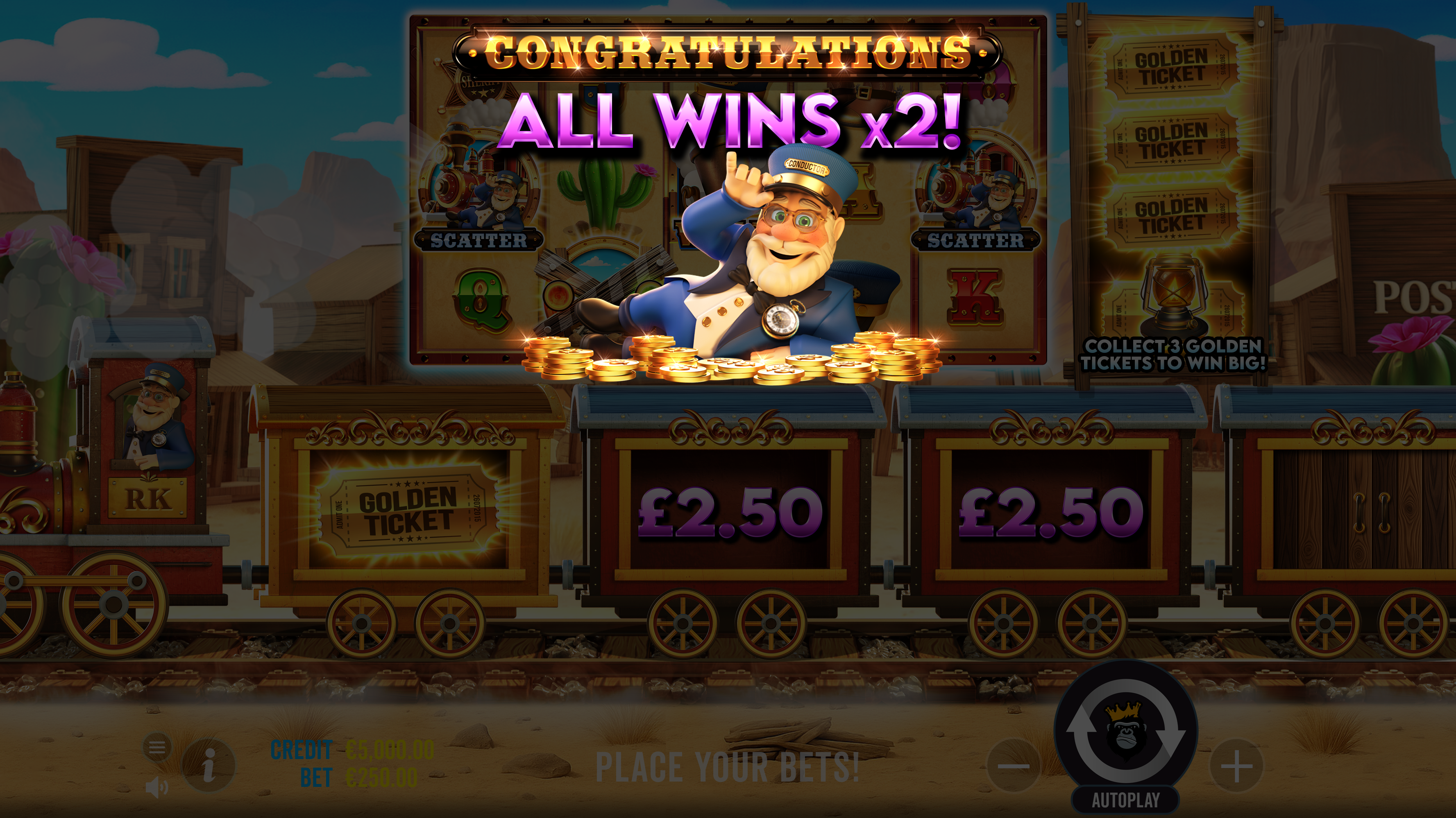 Steamin' Reels - Free spins 4