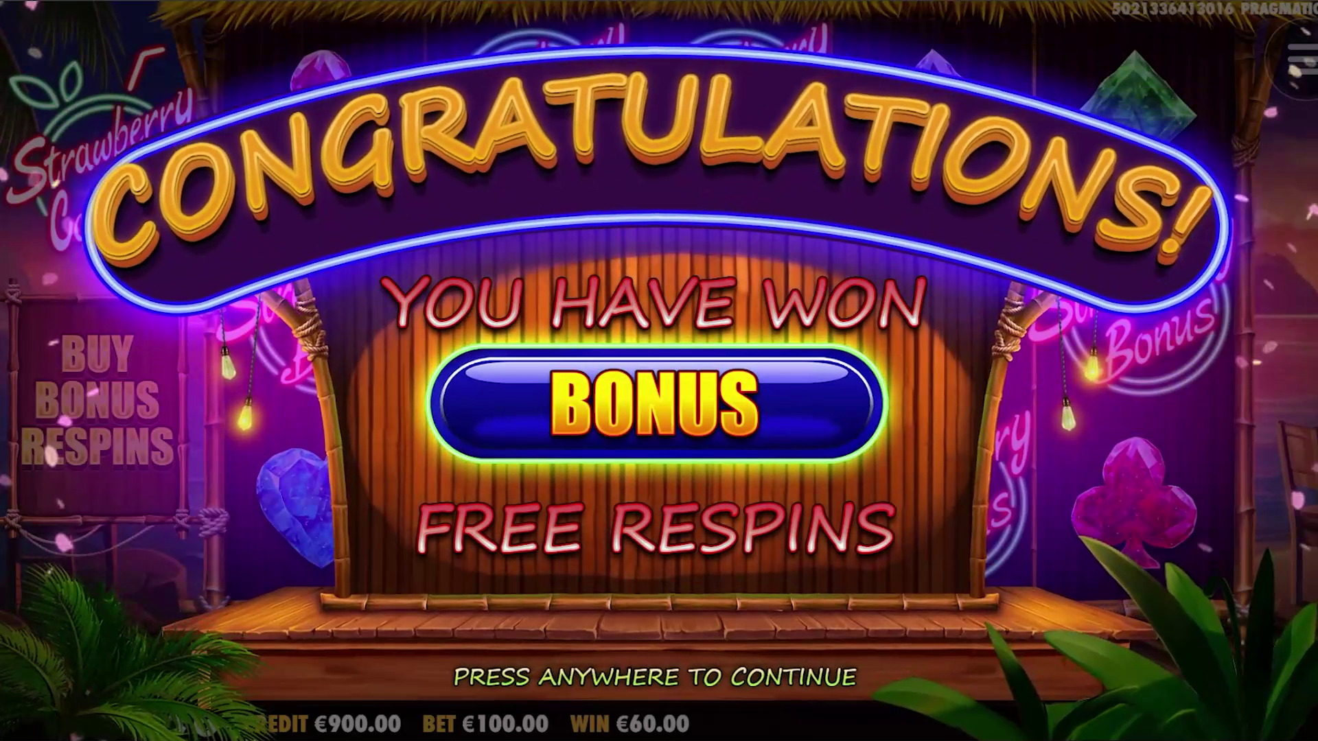 Strawberry Cocktail - Free spins