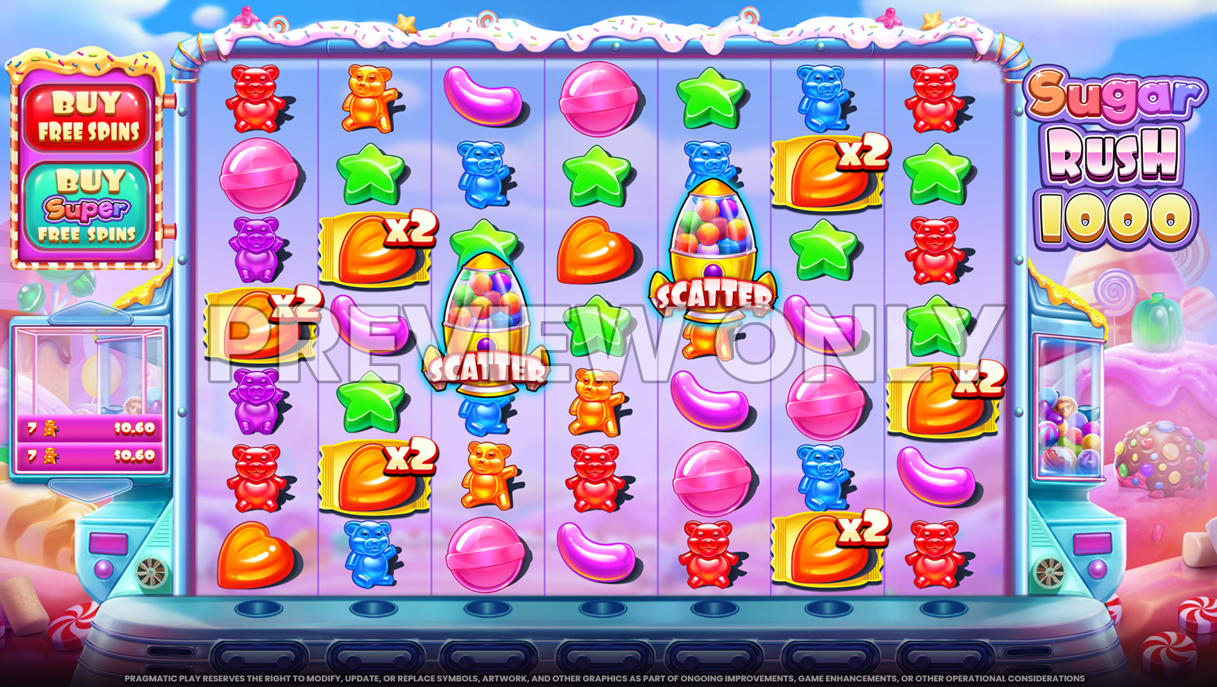 Sugar Rush 1000 - Base game 1