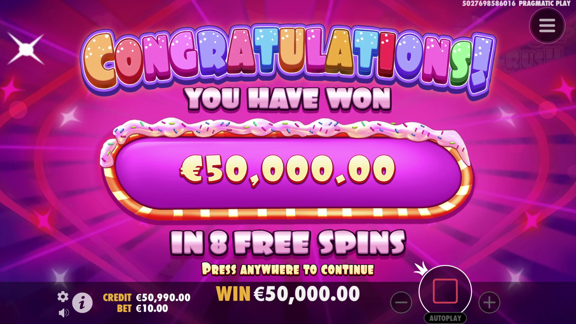 Sugar Rush Dice - Free spins 2