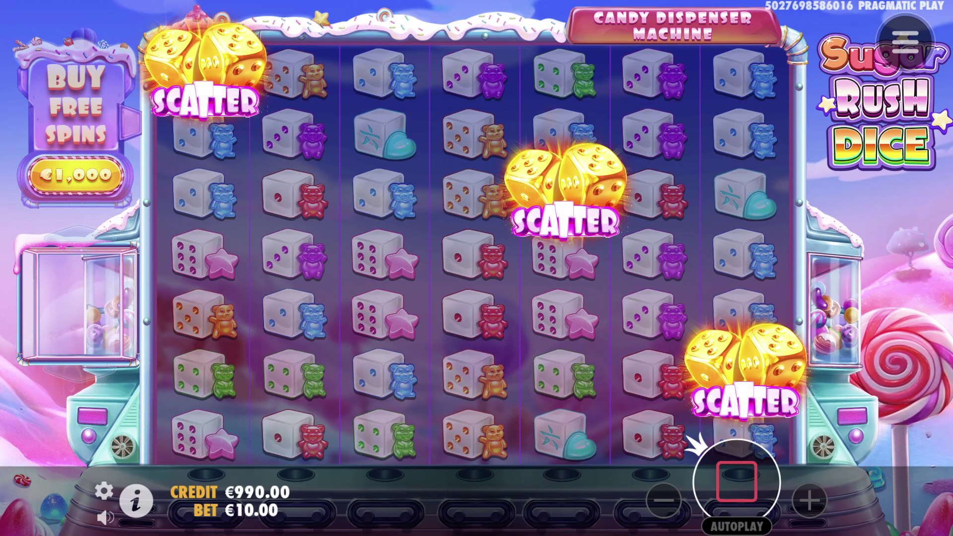 Sugar Rush Dice - Buy bonus