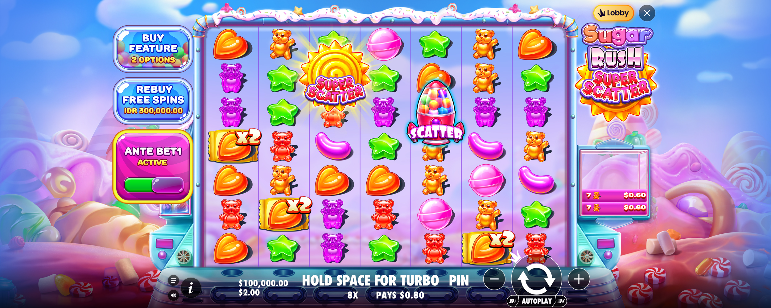 Sugar Rush Super Scatter - Base game 4