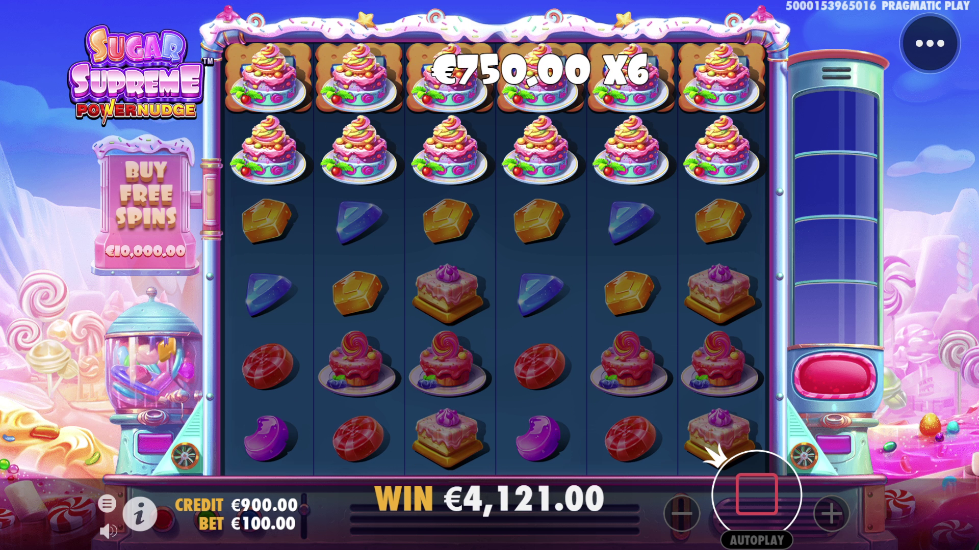 Sugar Supreme Powernudge - Big win 2