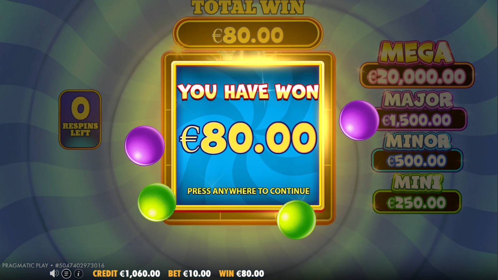 Super Gummy Strike - Free spins 1